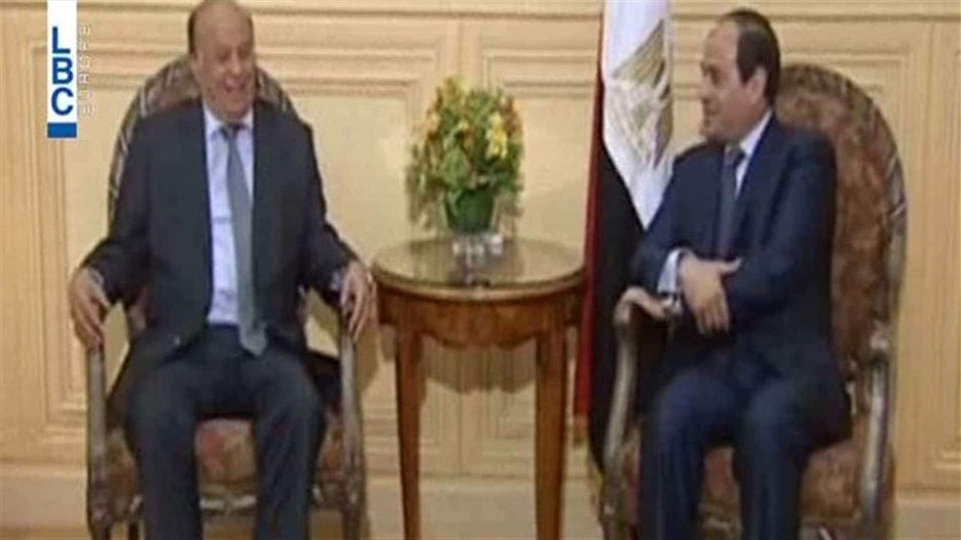 الرئيس اليمني في شرم الشيخ  لحضور القمة العربية