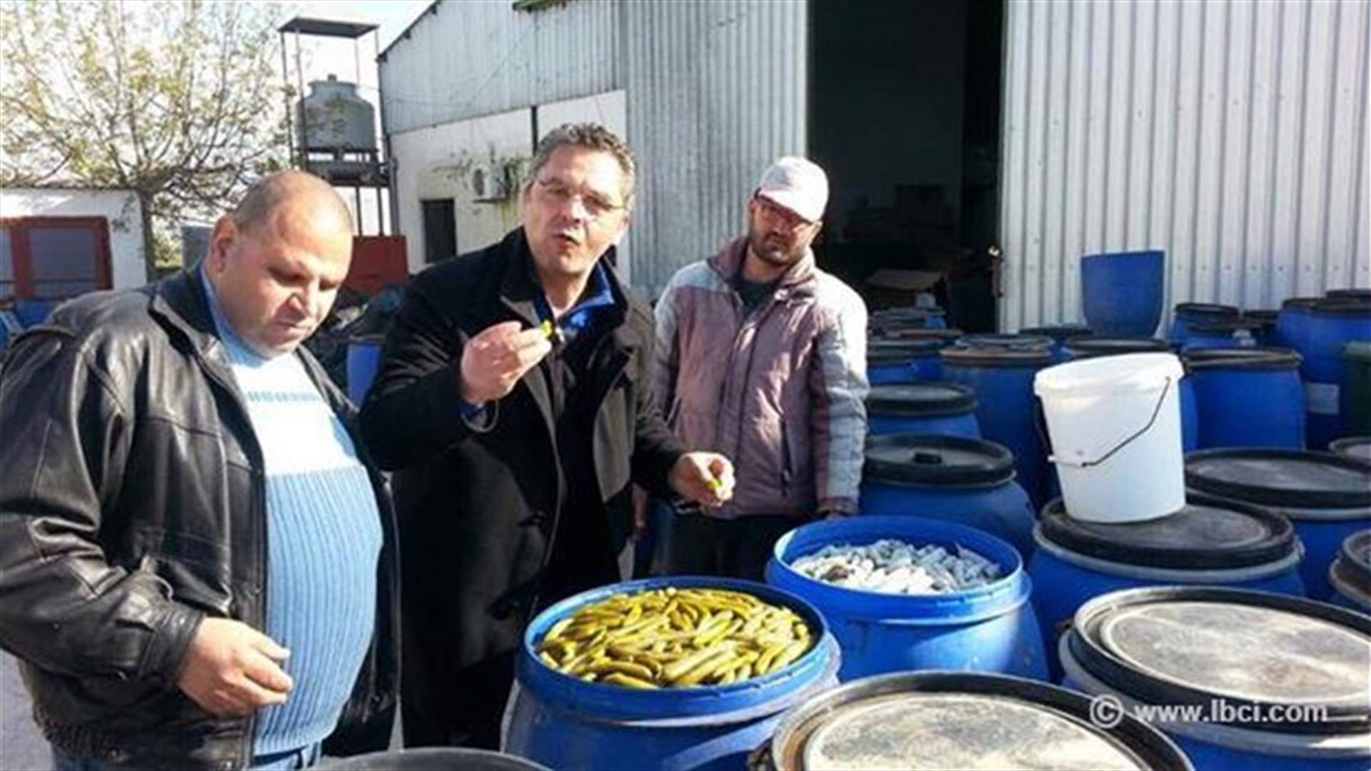 ضبط مخللات منتهية الصلاحية في معمل بسهل الفرزل