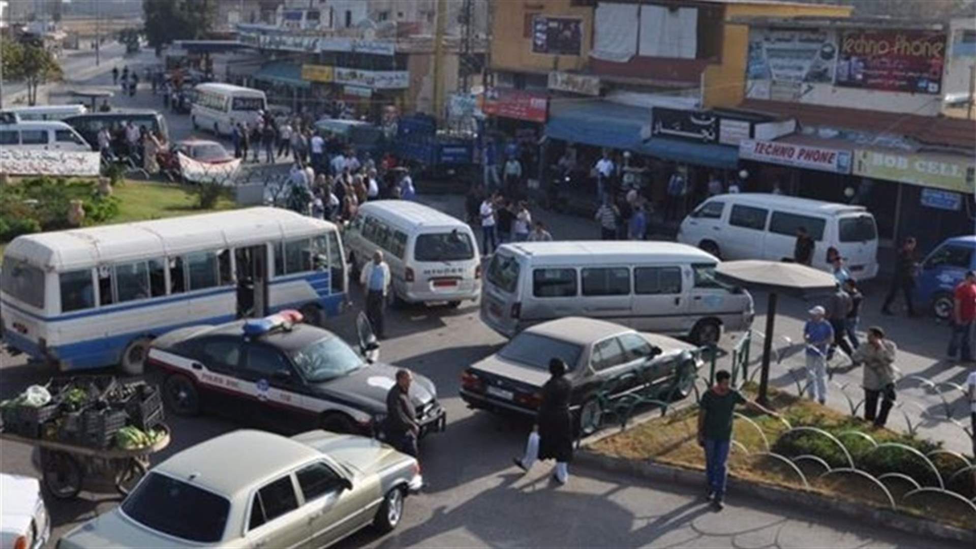 اعتصام لتجمع السائقين في جبل لبنان