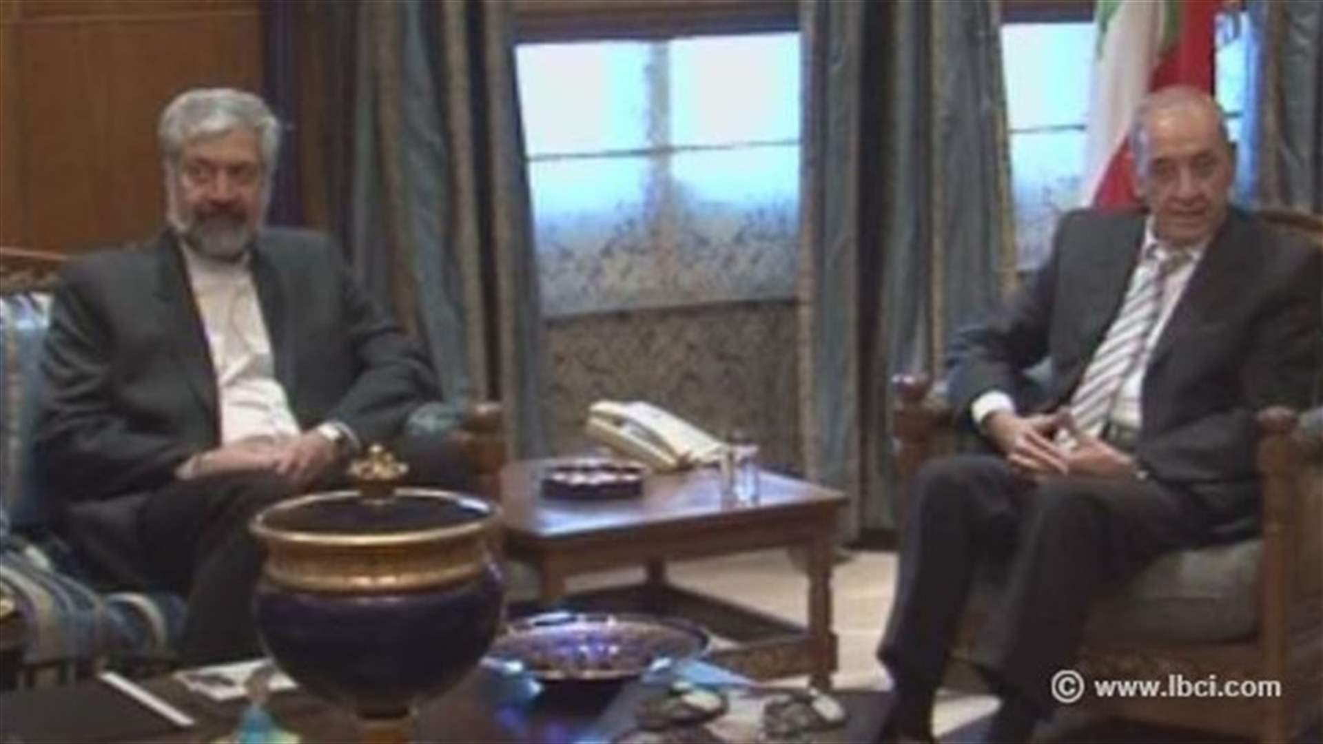 REPORT: Iranian envoy Sarmadi holds talks with Speaker Berri