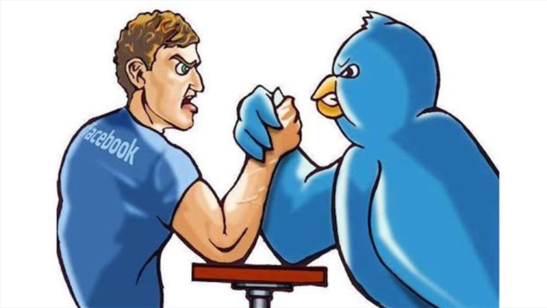 تويتر يهاجم فايسبوك 