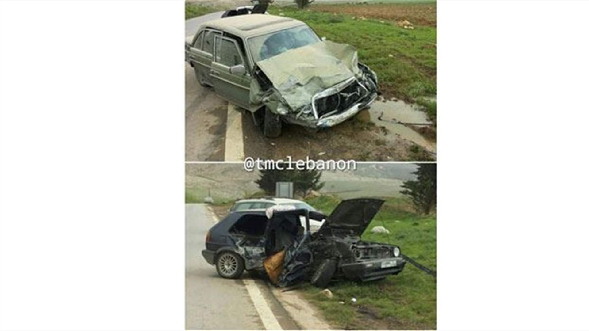بالصورة: 7 جرحى في حادث سير على طريق عميق عانا
