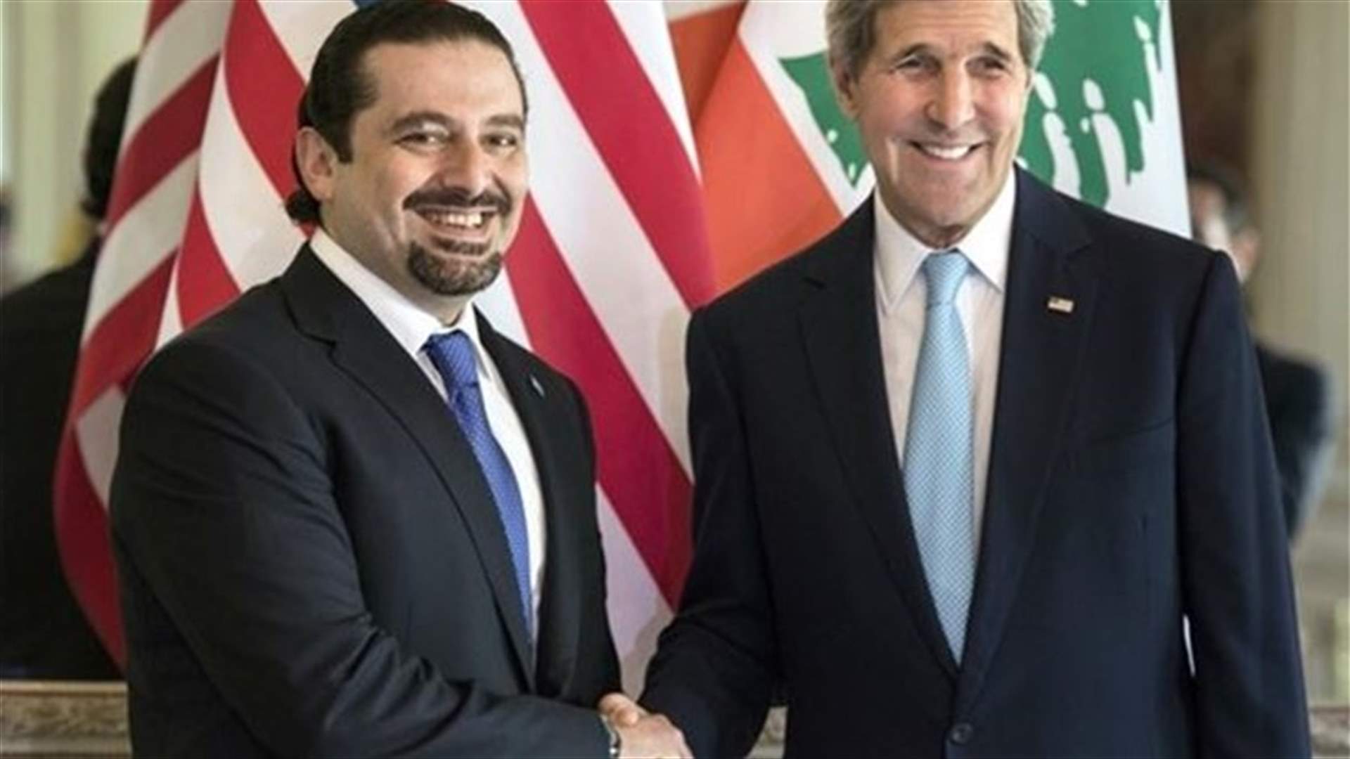 Hariri after meeting with Kerry: Iran's intervention is rejected 