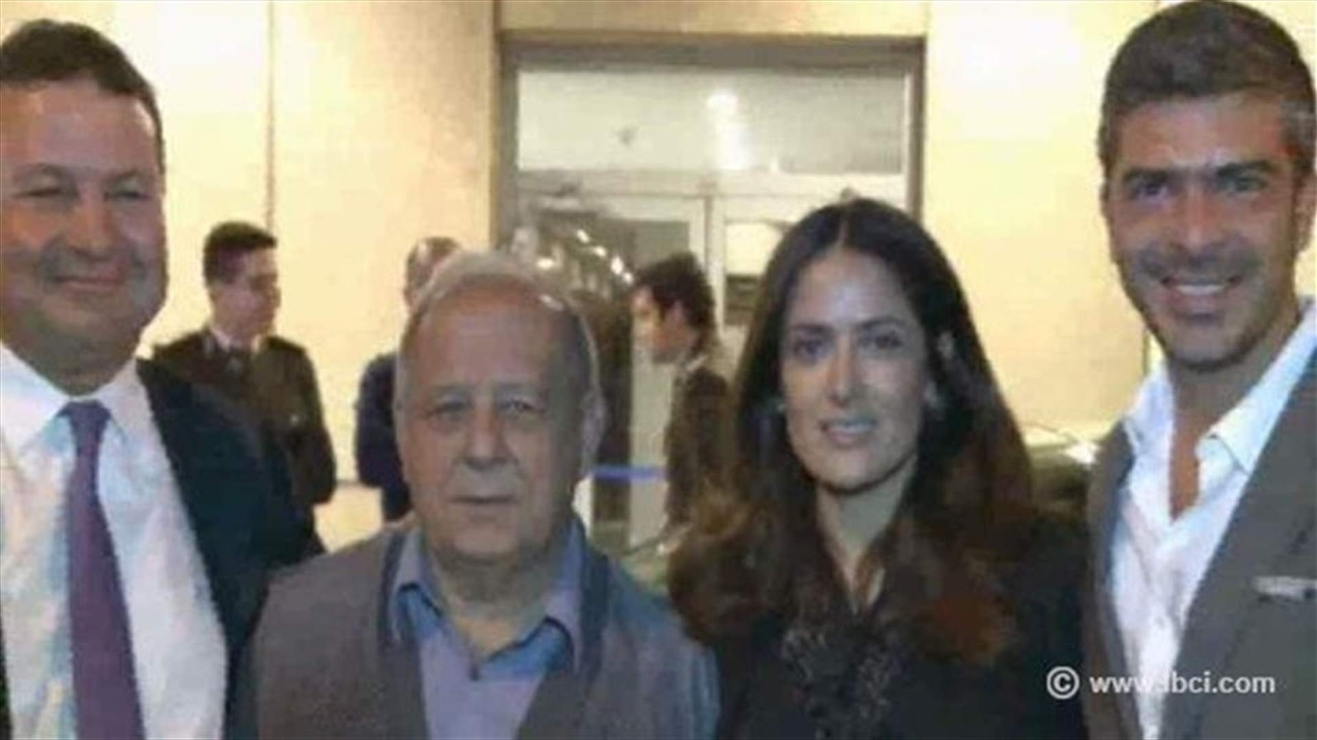 سلمى حايك في لبنان 