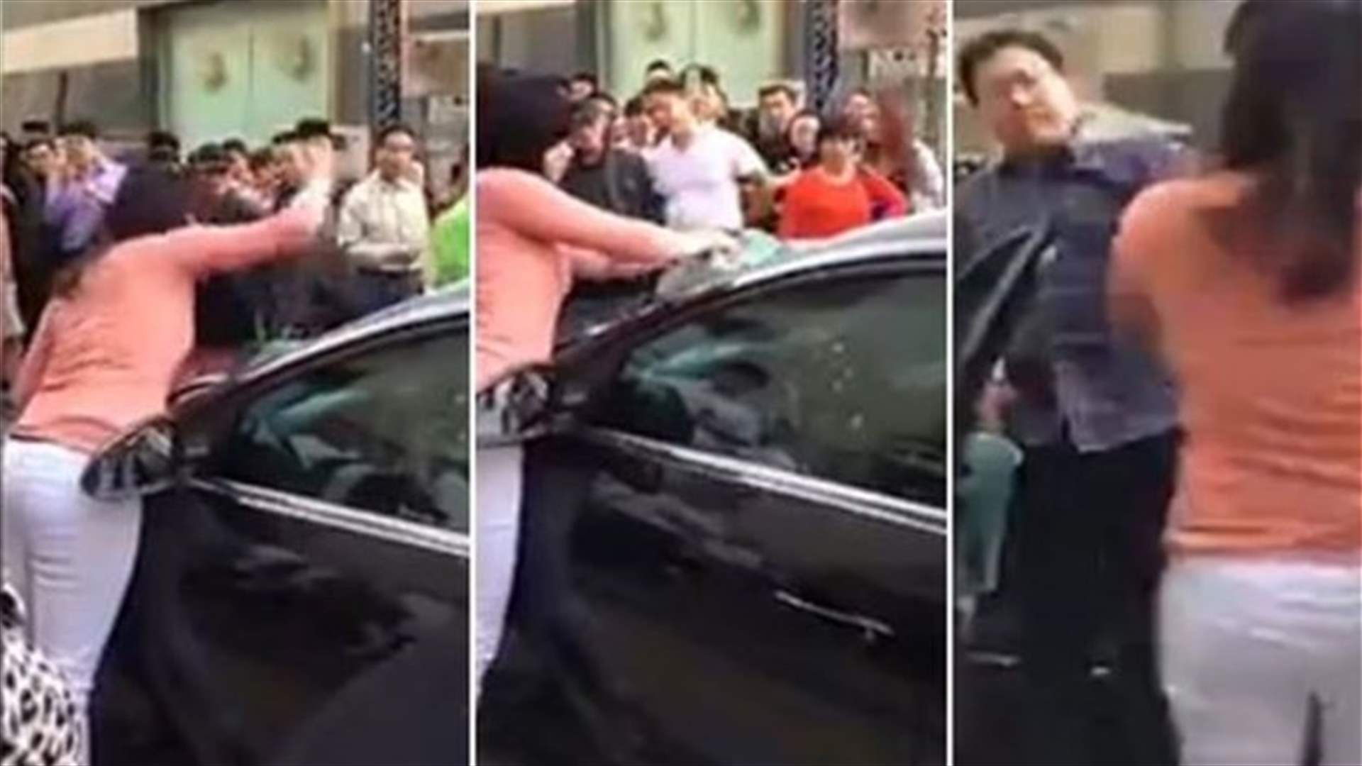 [VIDEO] Angry Wife Smashes Cheating Husband’s Car With Bare Hands