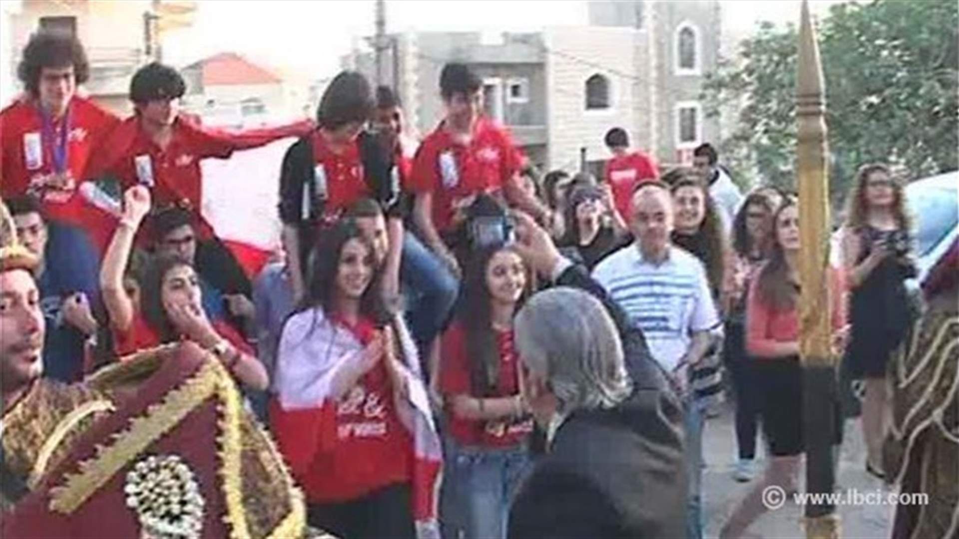 أبطال العالم عادوا الى لبنان  