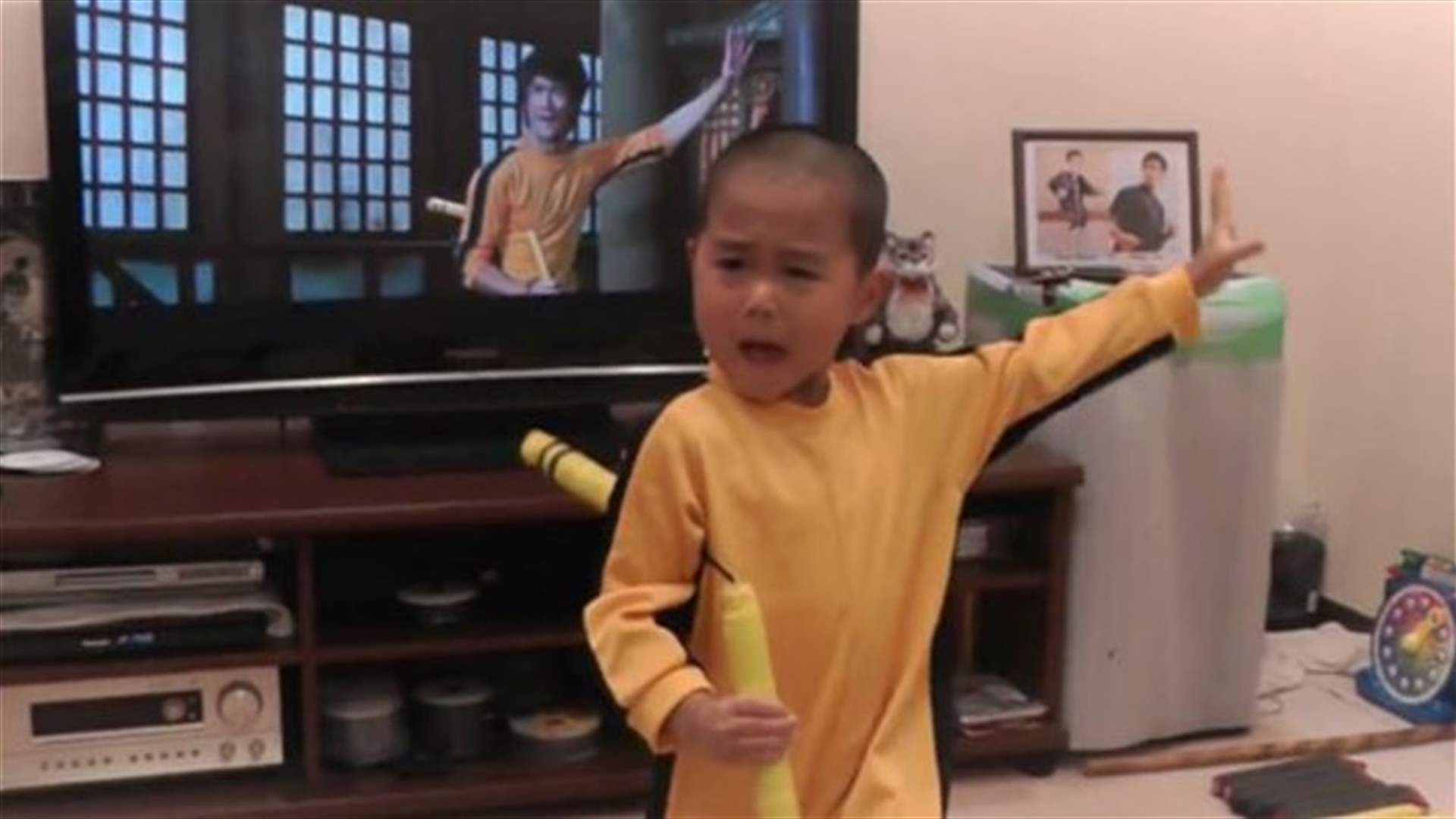 [VIDEO] 5-Year-Old Kid Recreates Bruce Lee’s Fight Scene From ‘Game Of Death’