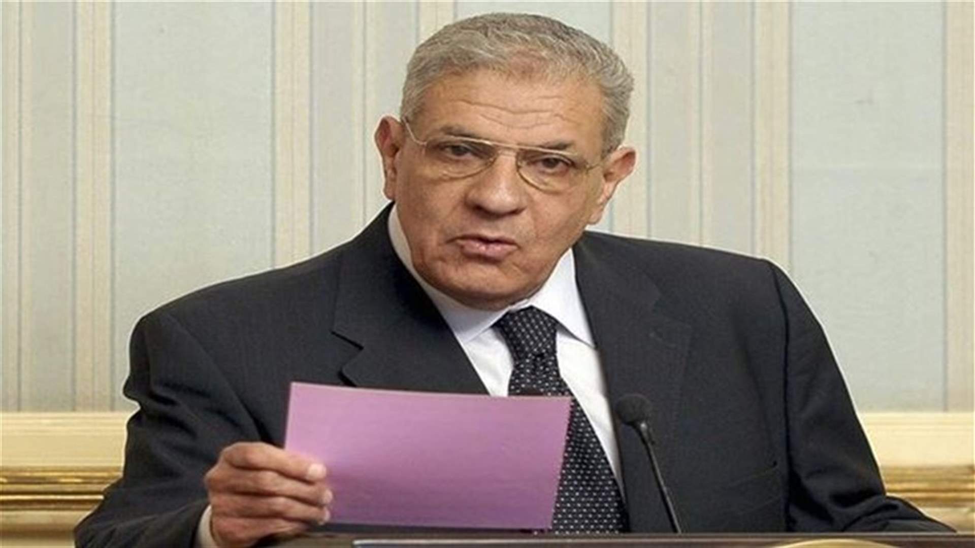 استقالة وزير العدل المصري