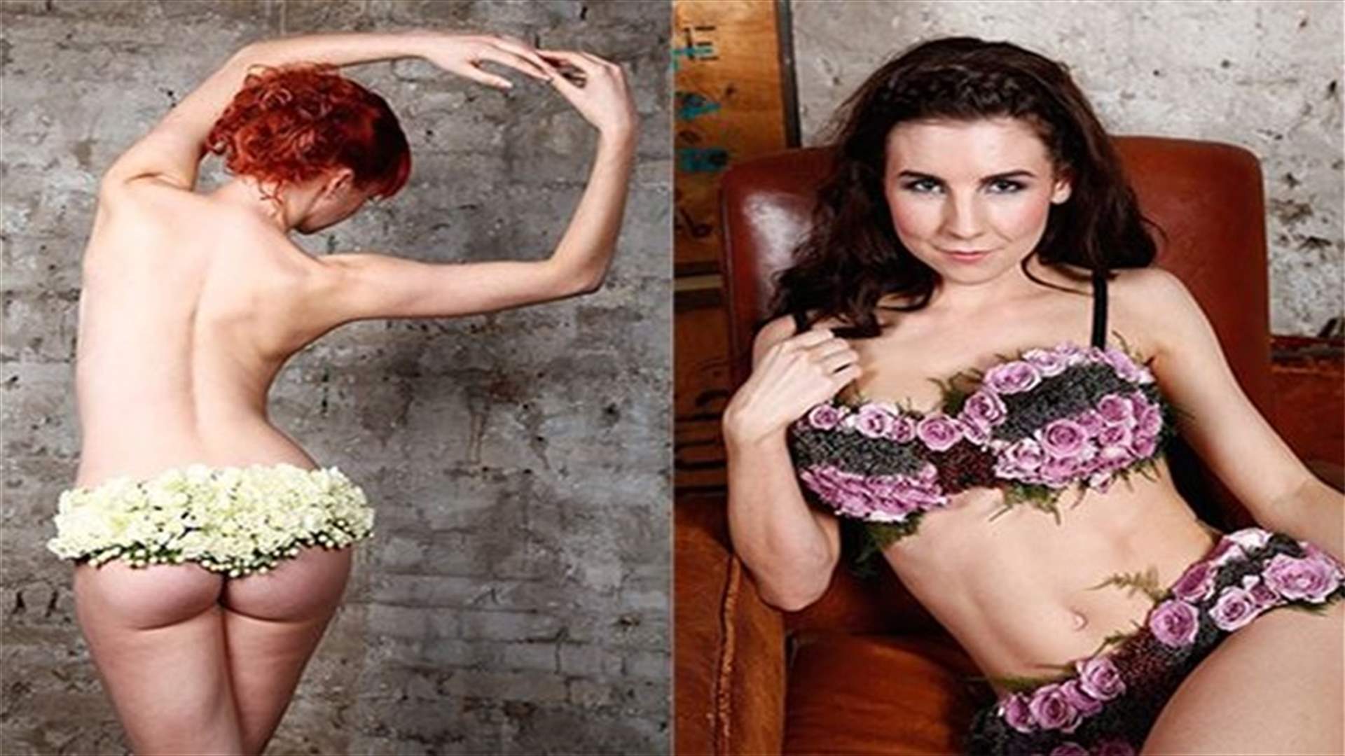 [PHOTOS] Designer Uses Fresh Flowers To Make Lingerie