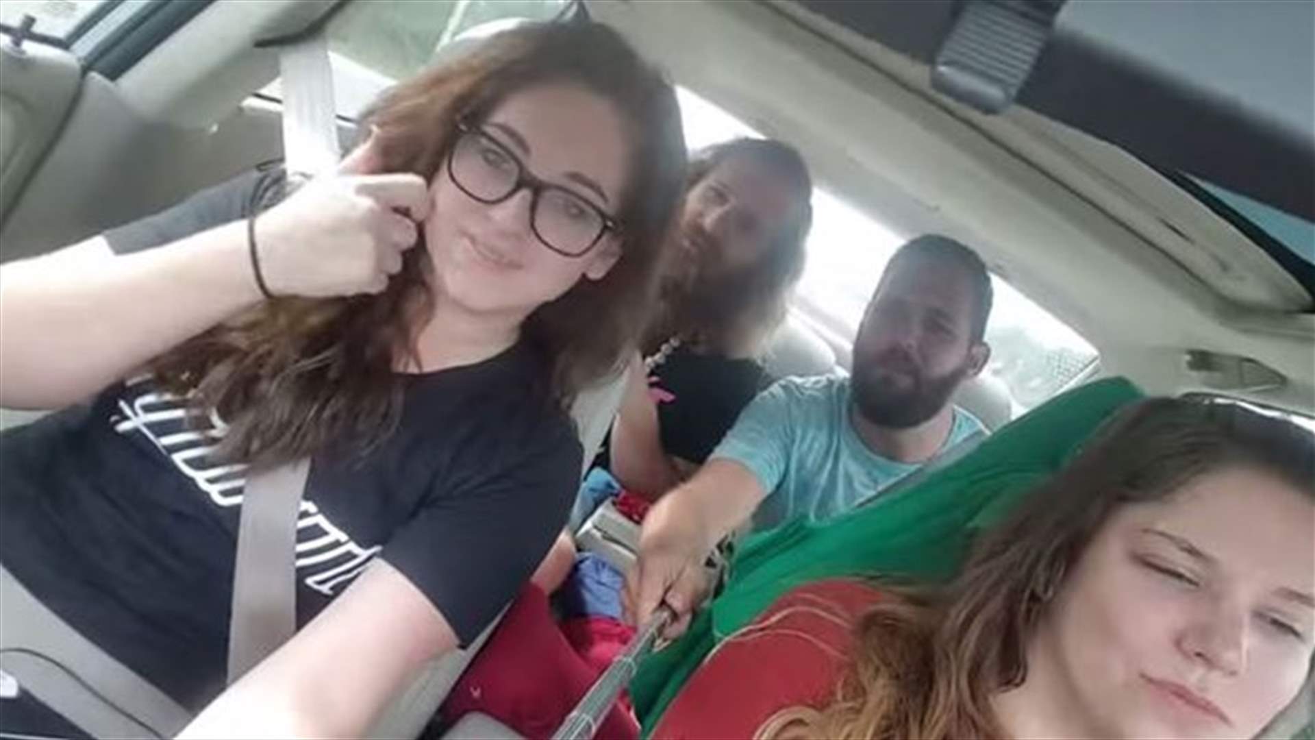 [VIDEO] Terrifying Moment Girl Flips Car While Recording Singalong On Selfie Stick 