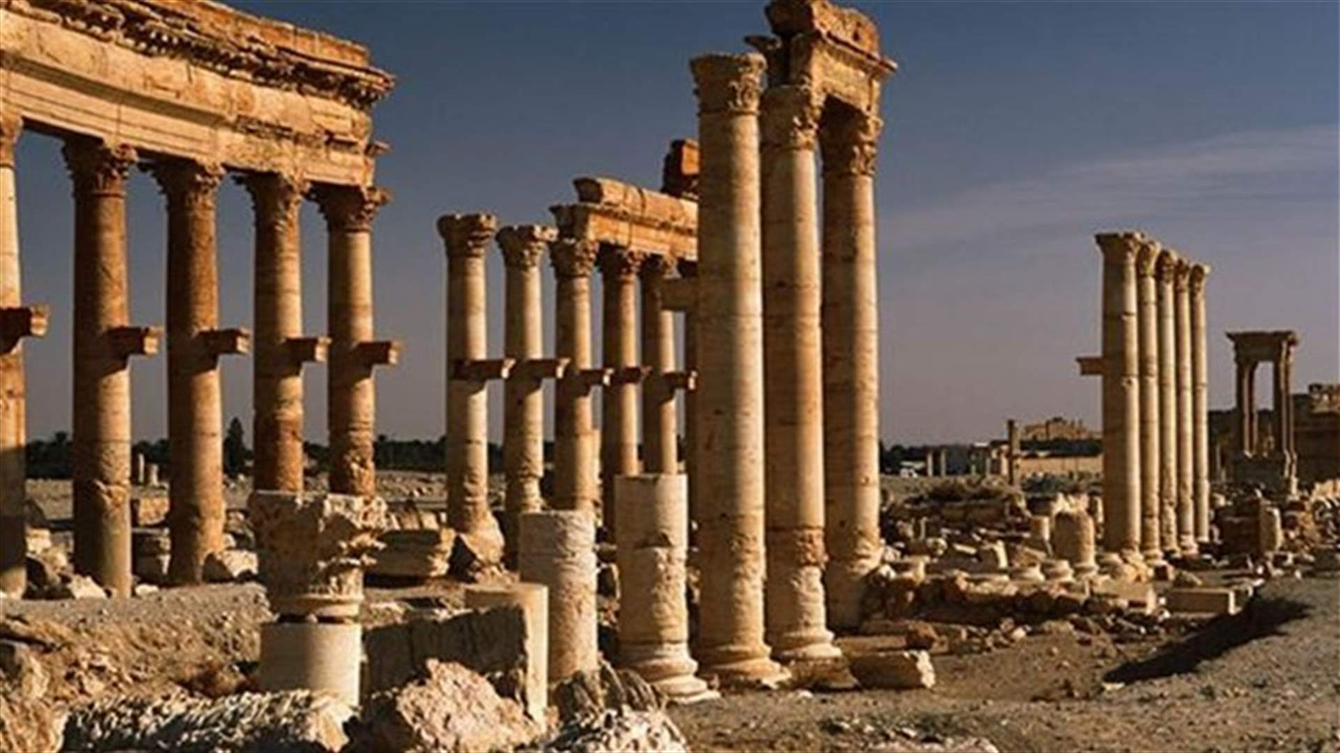 داعش يرفع علمه فوق قلعة تدمر