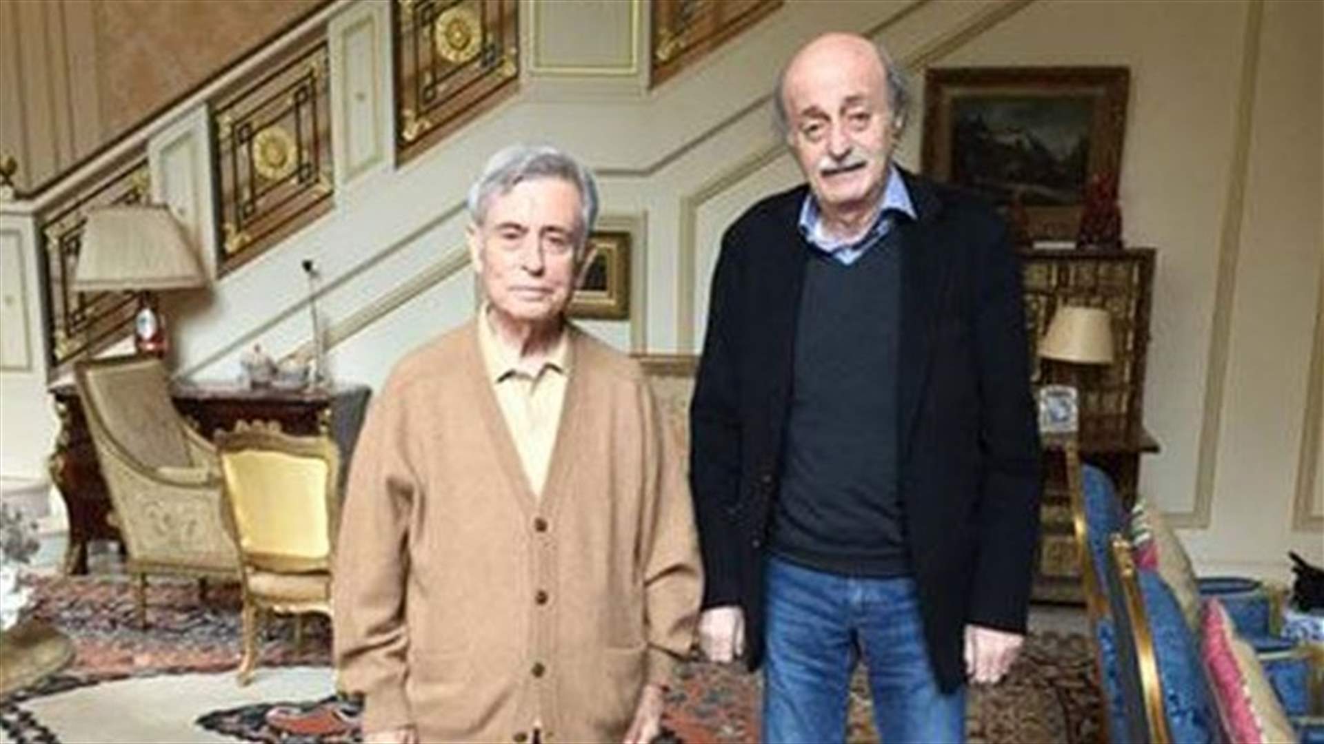 بالصورة: جنبلاط التقى خدّام