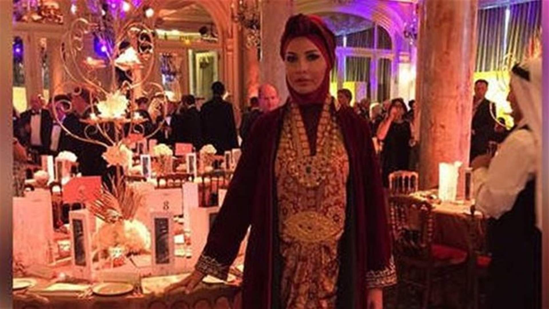 لاميتا فرنجية ترتدي الحجاب