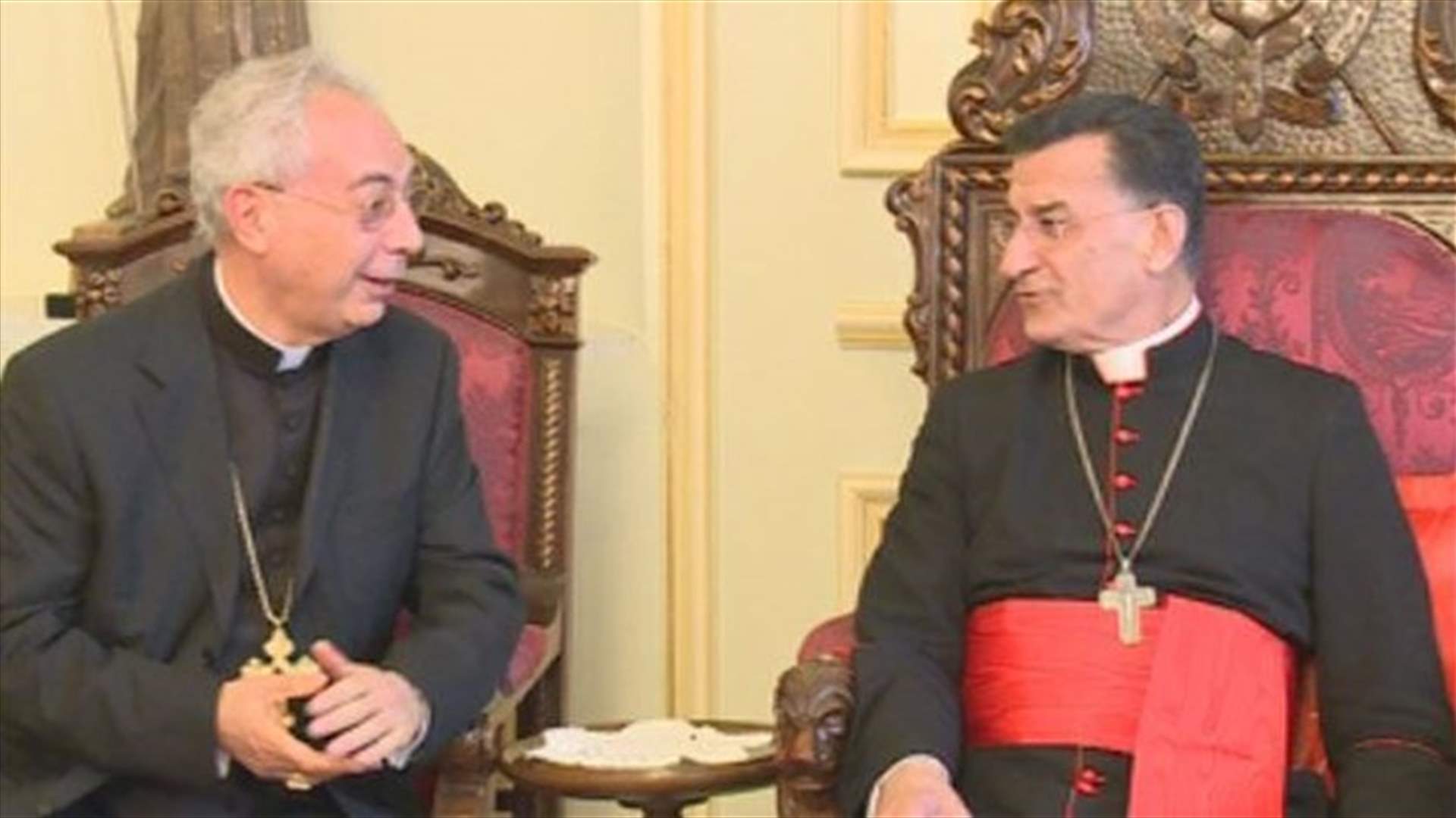 موبرتي في بكركي يبحث في الرئاسة والاوضاع المسيحية 