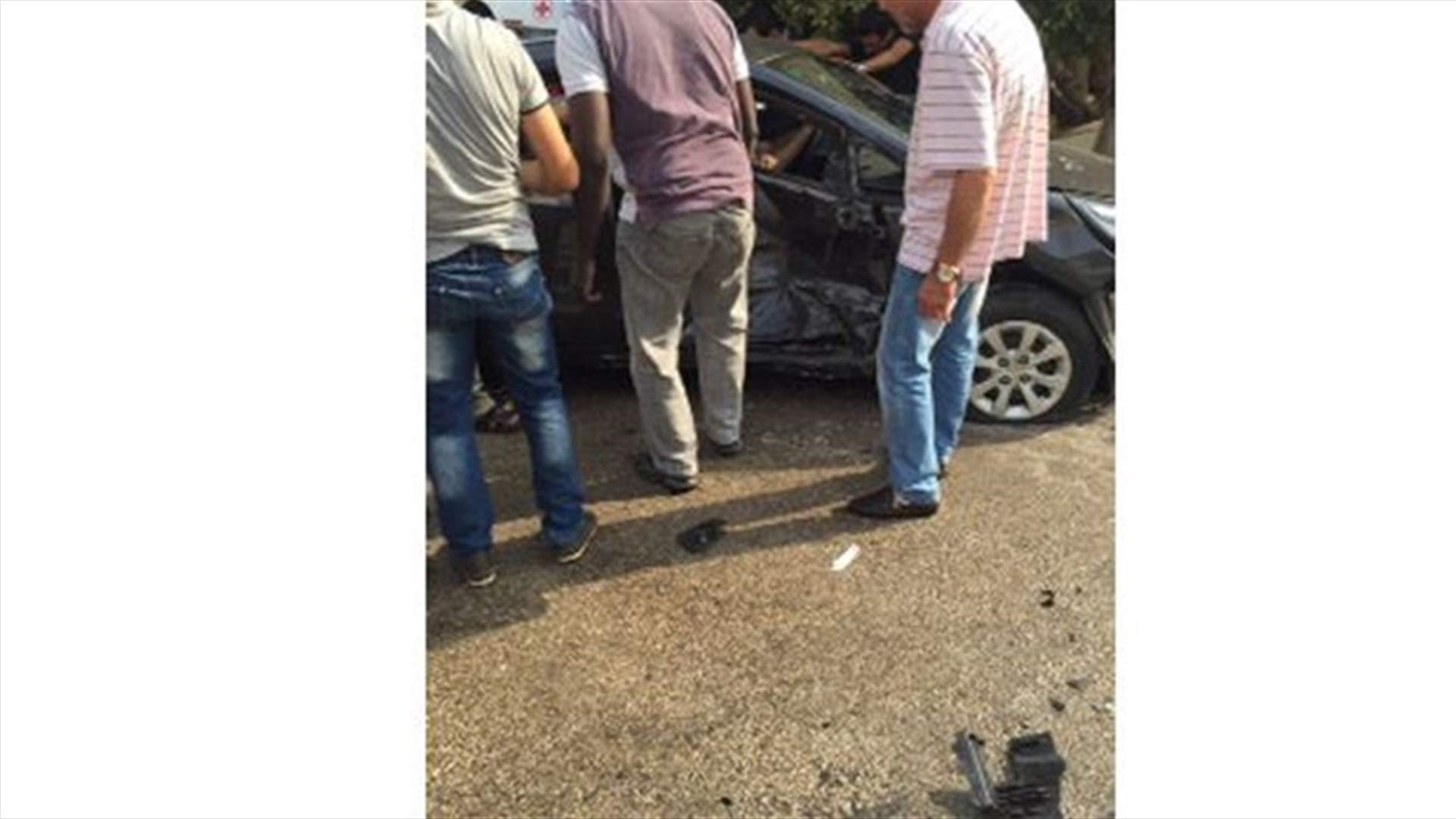 بالصور...حادث سير في ادما