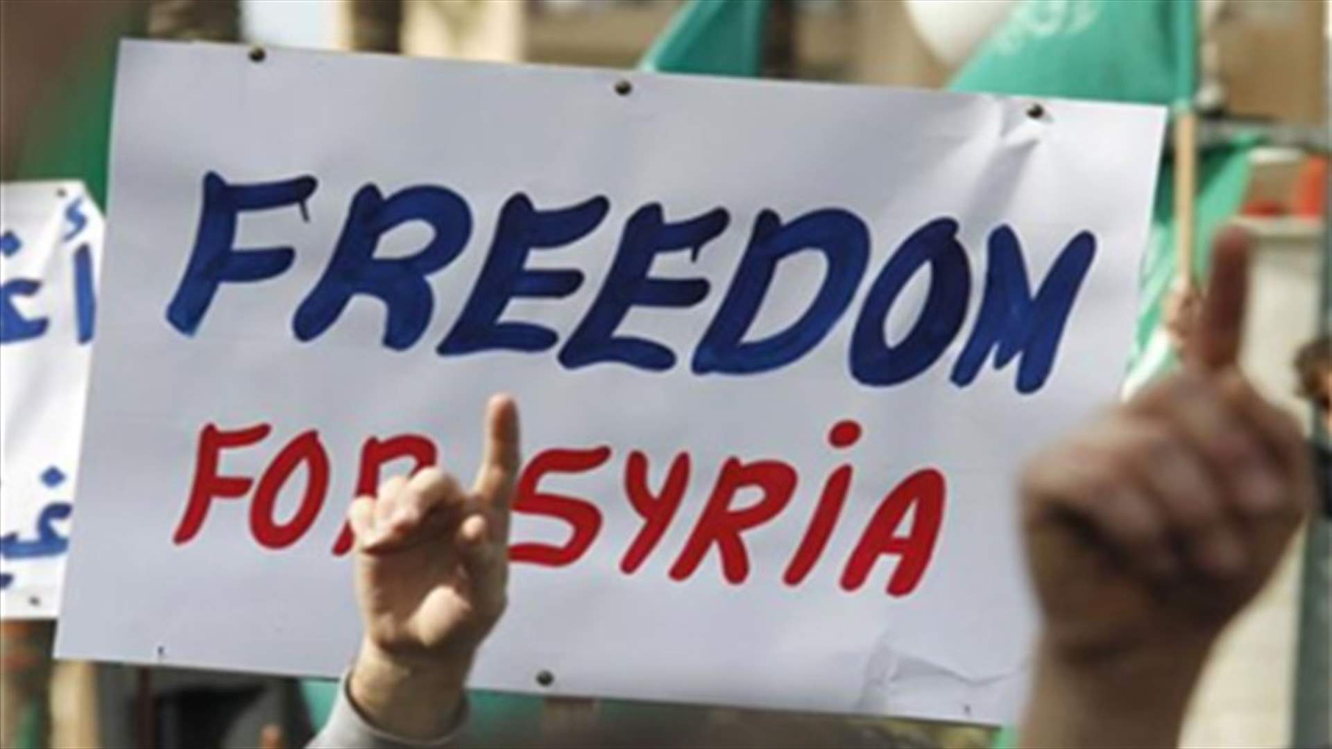 Pro-Assad protesters try to gatecrash "Friends of Syria" meeting in Tunis 