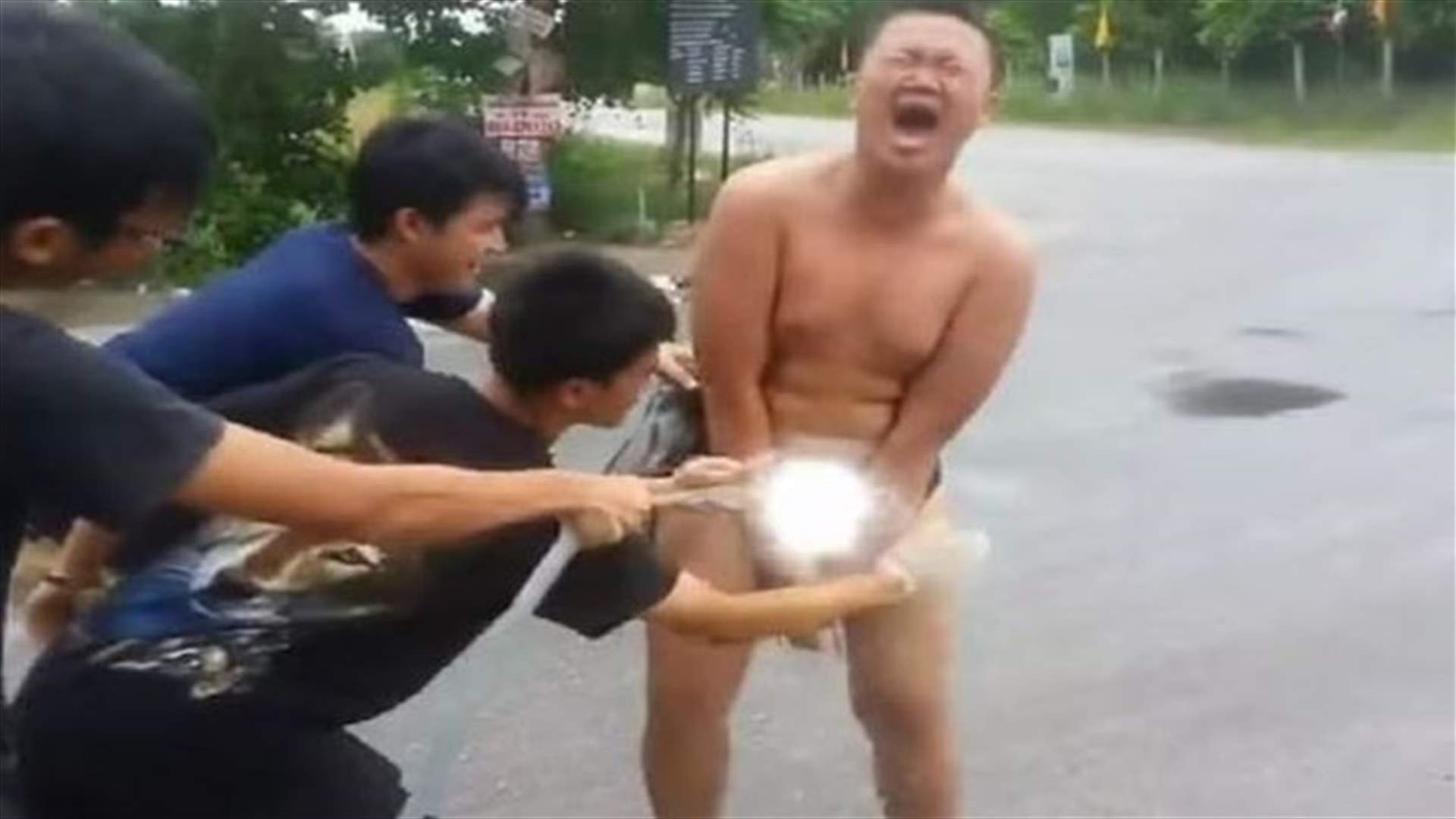 [VIDEO] Man Rubs Red Fire Ants On His Genitals, Screams In Agony 