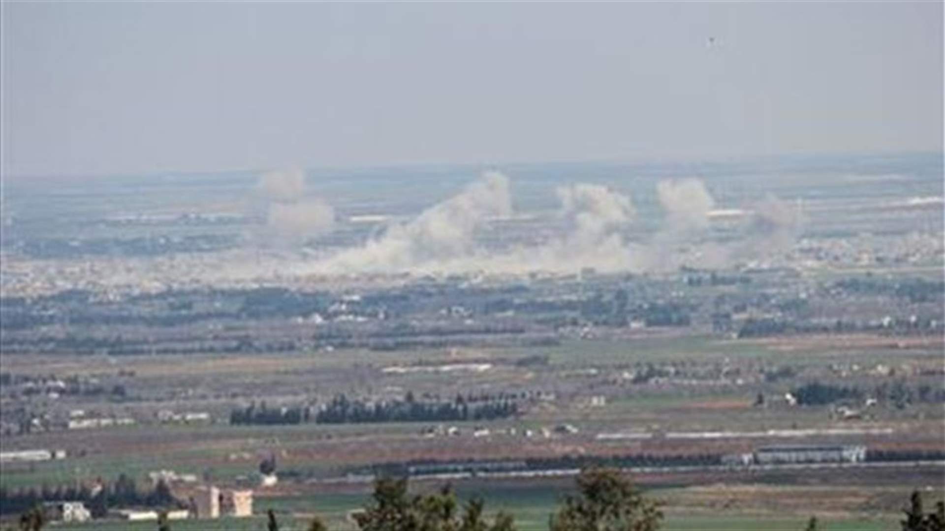 Lebanese army bombs Arsal mountainous region