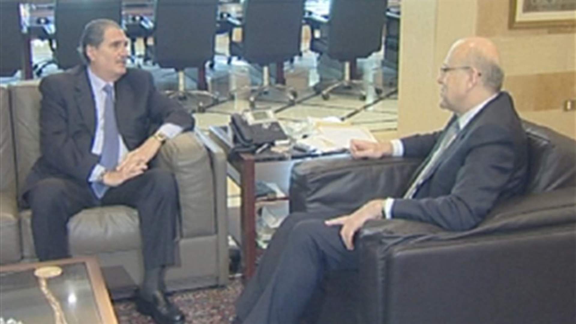 ميقاتي التقى جريصاتي في زيارة بروتوكولية