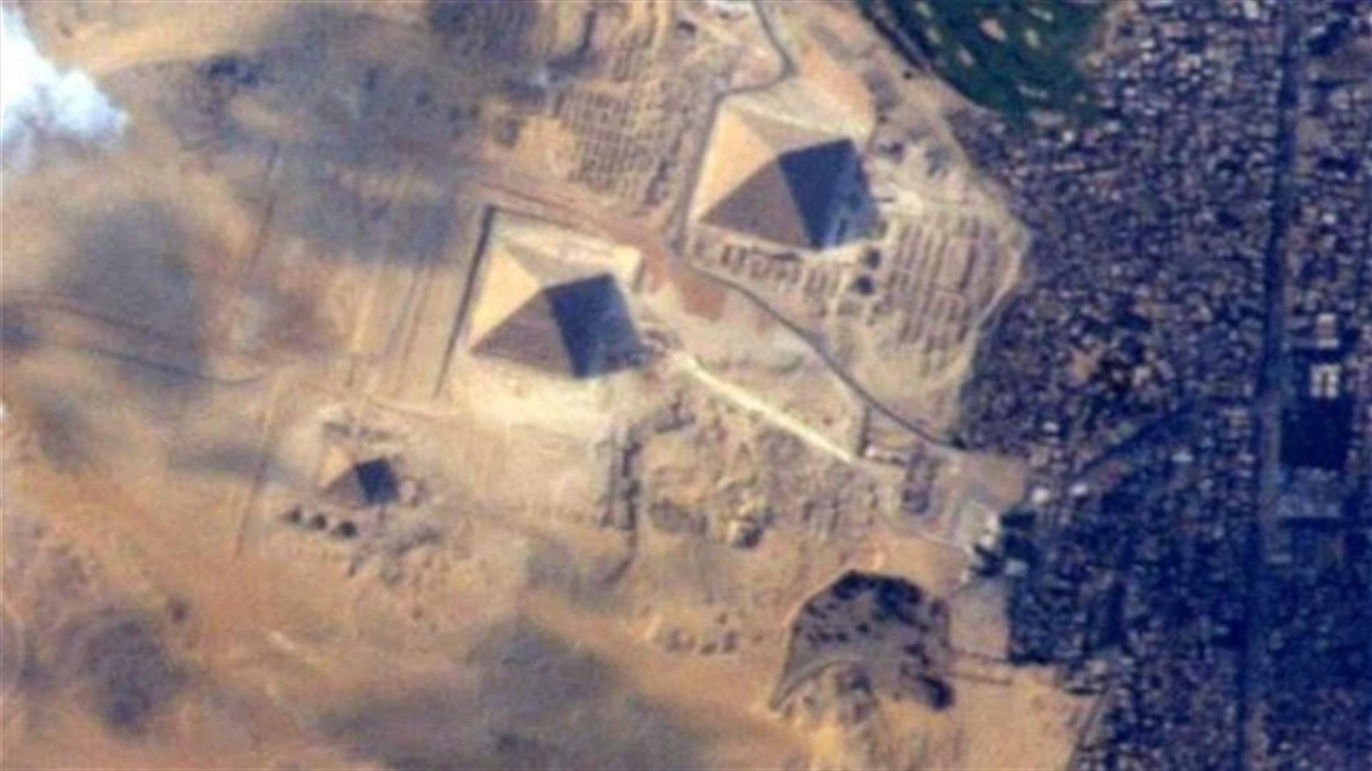 بالصّور: أهرام مصر كما تبدو من الفضاء