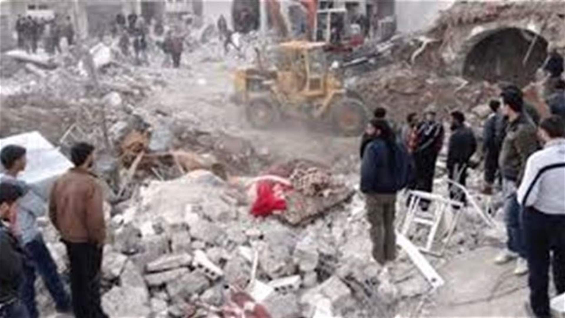 16 قتيلا بينهم 13 طفلا بغارة للنظام السوري جنوب البلاد