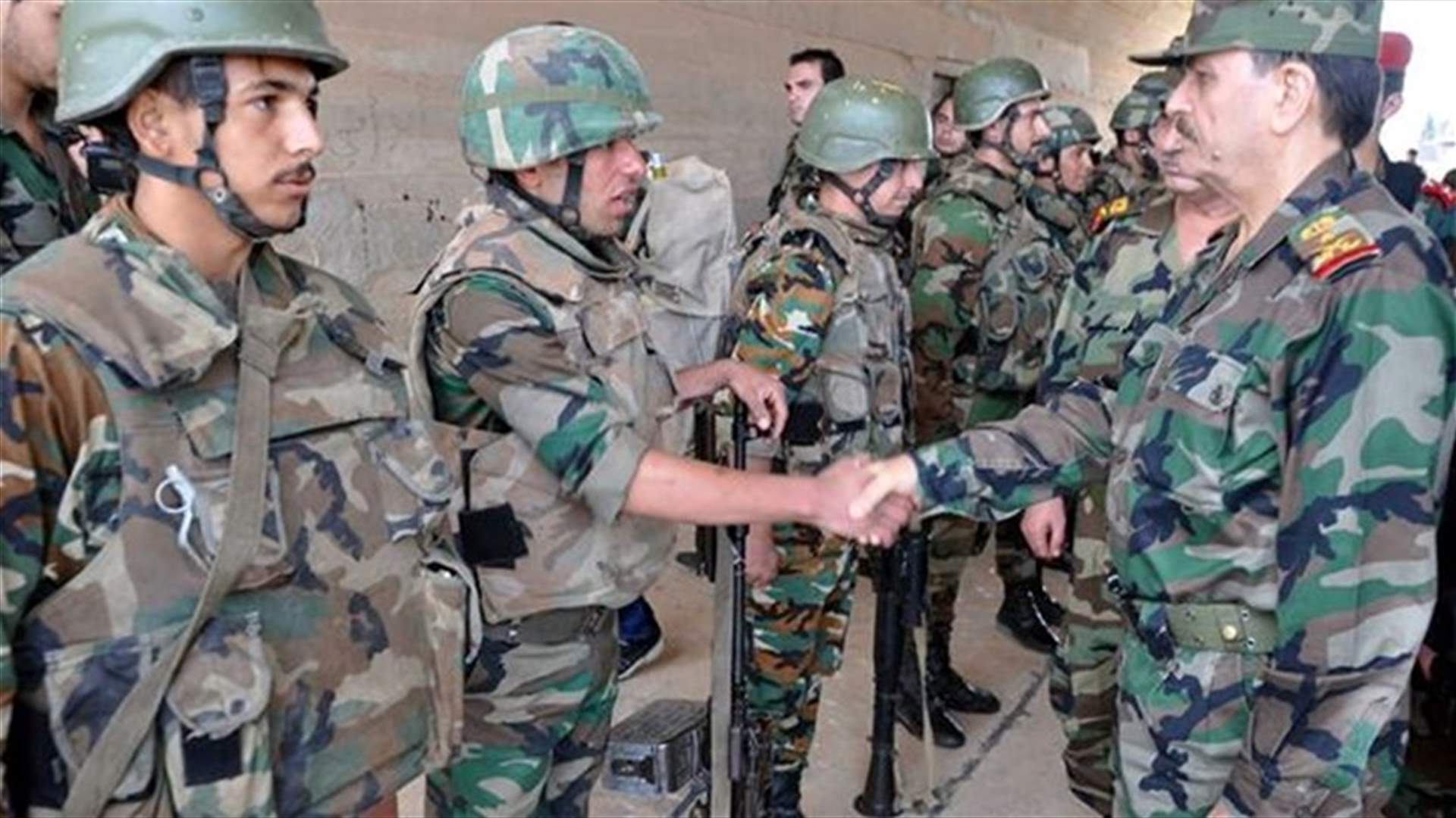 وزير الدفاع السوري تفقد مطار الثعلة