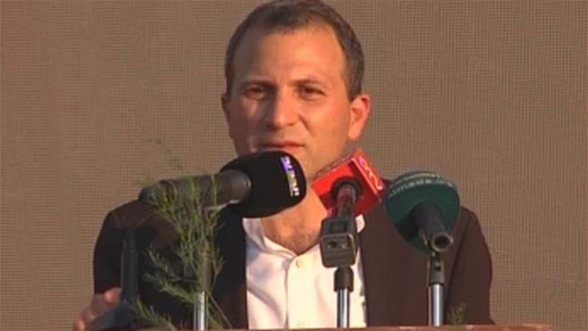 باسيل : سندافع عن صلاحيات رئاسة الجمهورية بأظافرنا وأسناننا