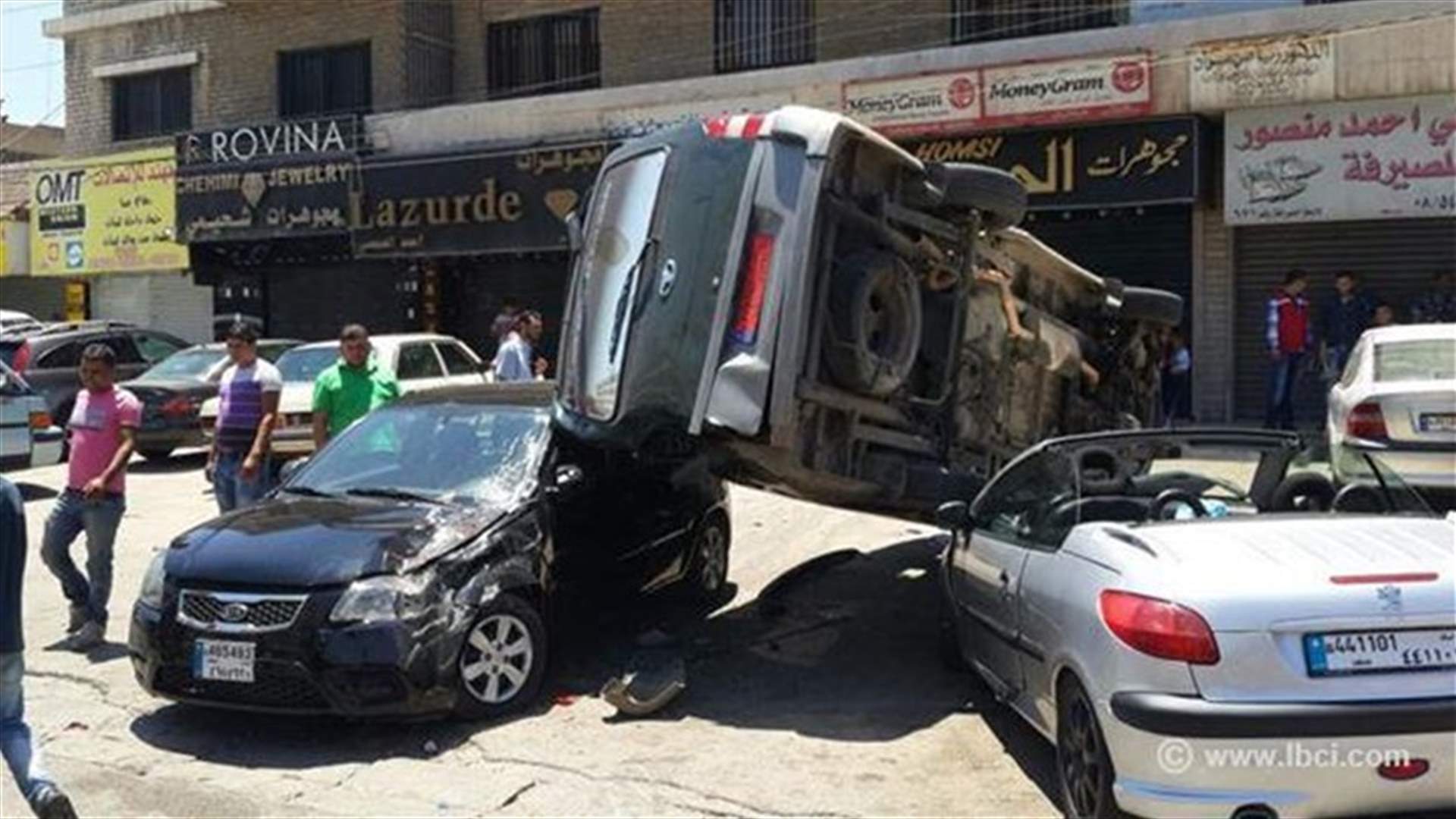 بالصور: حادث سير مروّع في شتورا