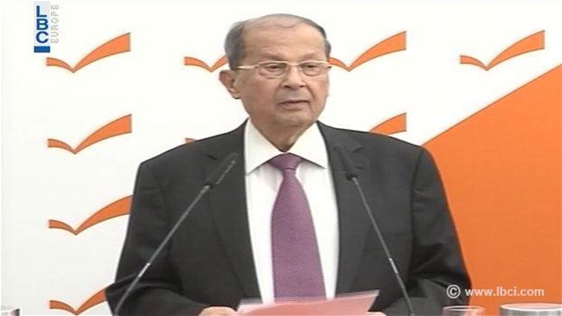 REPORT: FPM leader MP Aoun attacks PM Salam, says he is acting as president