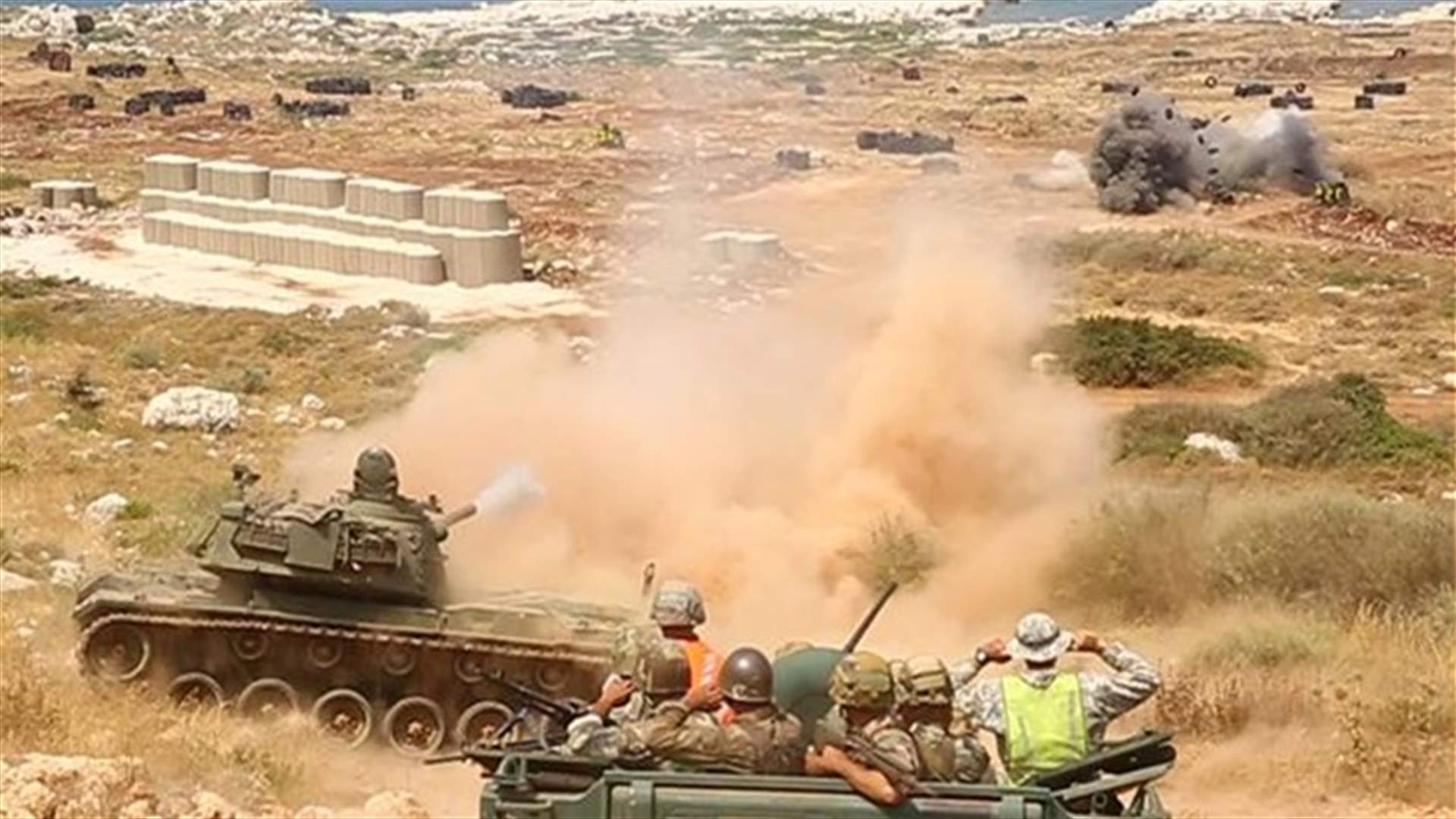 مناورة في حامات تحاكي القضاء على مجموعة إرهابية