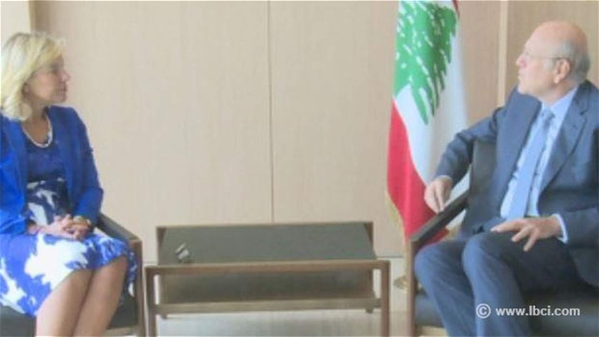 ميقاتي بحث مع كاغ وهيل التطورات العامة