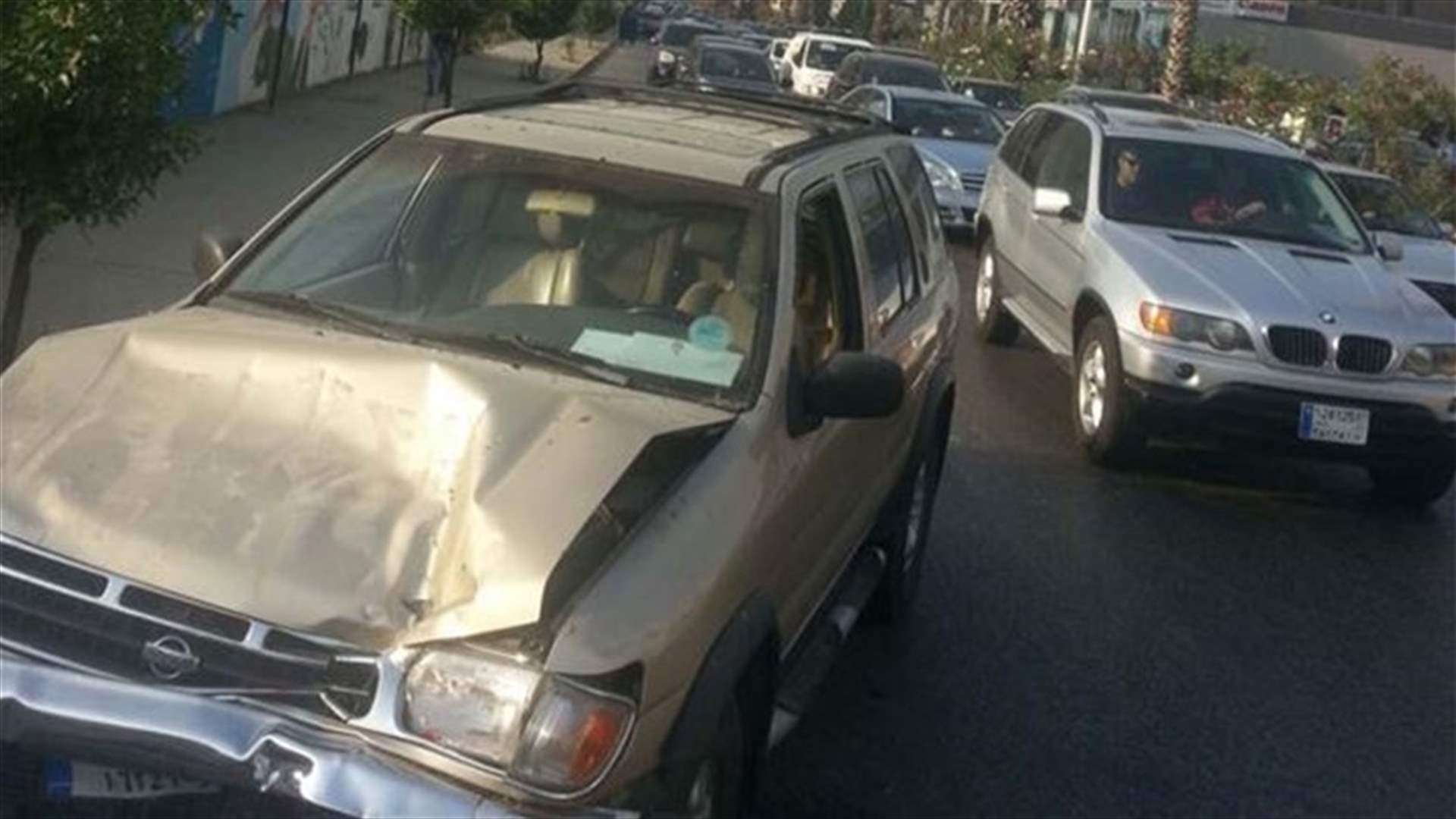 جريحة في حادث سير على البولفار الشرقي في صيدا