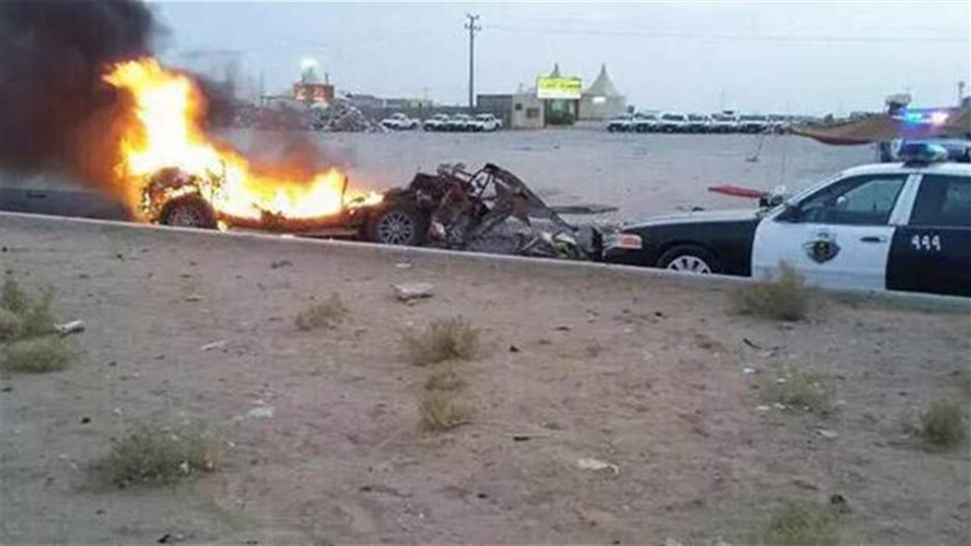 [VIDEO+PHOTOS] Islamic State says car bomb explodes near Saudi prison, driver killed