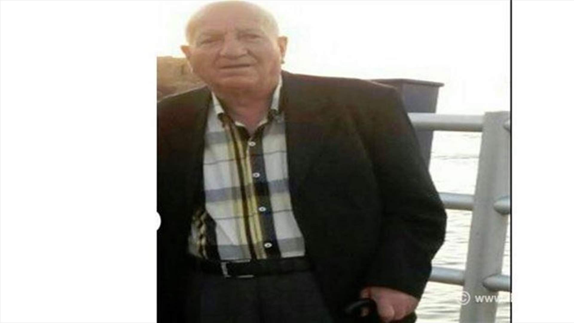 [PHOTO] Elderly Lebanese man reported missing in Chehim