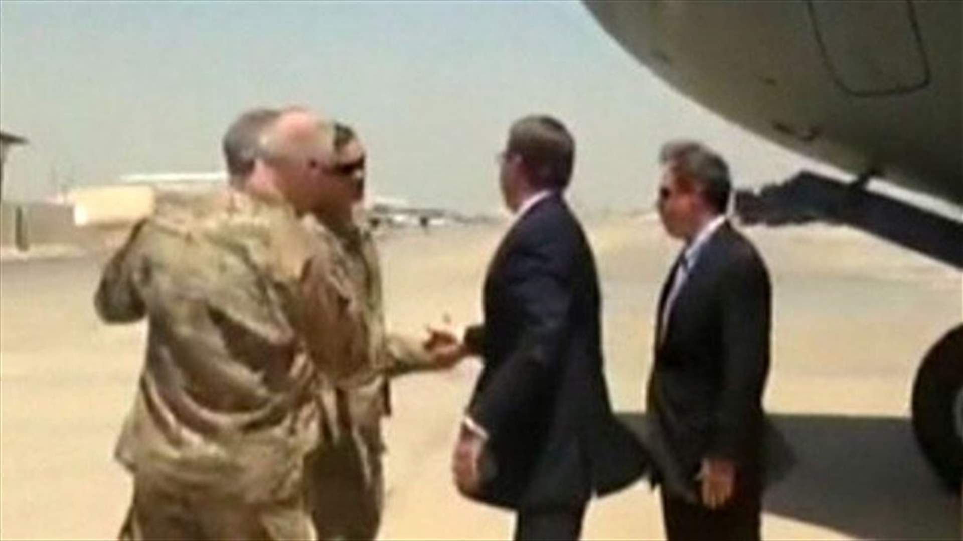 كارتر في بغداد لبحث مواجهة تنظيم الدولة الاسلامية