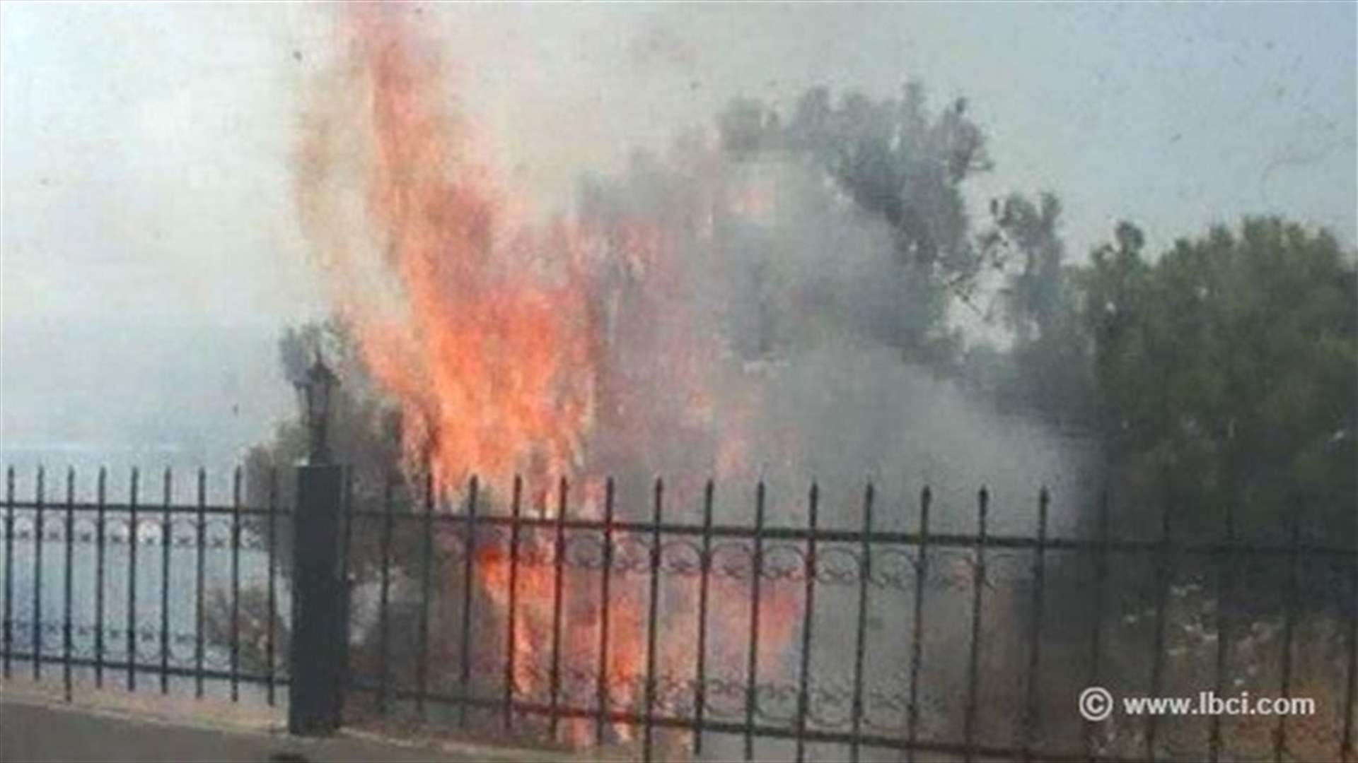 حريق في ديرقوبل