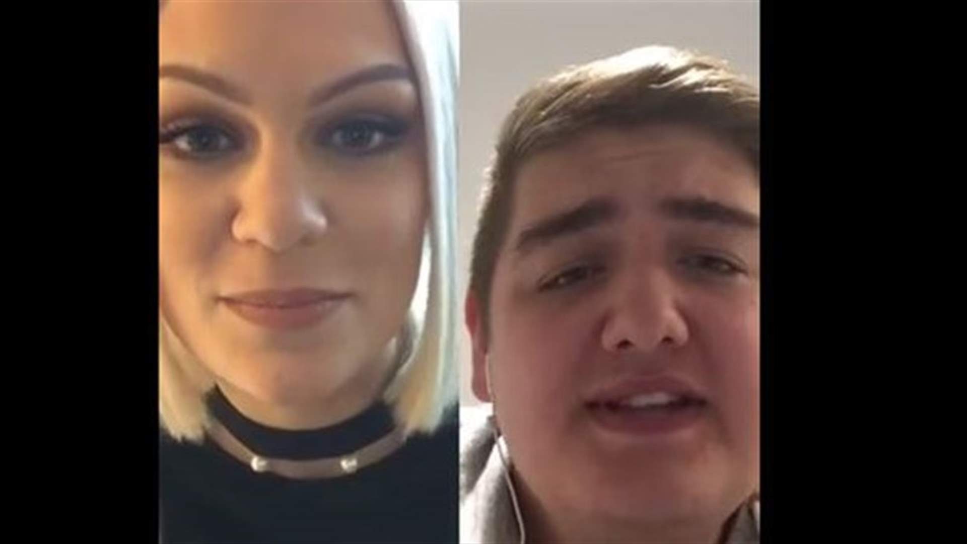 بالفيديو: منافسة غنائية بين فنانة وهاوٍ اميركي تحصد الملايين!