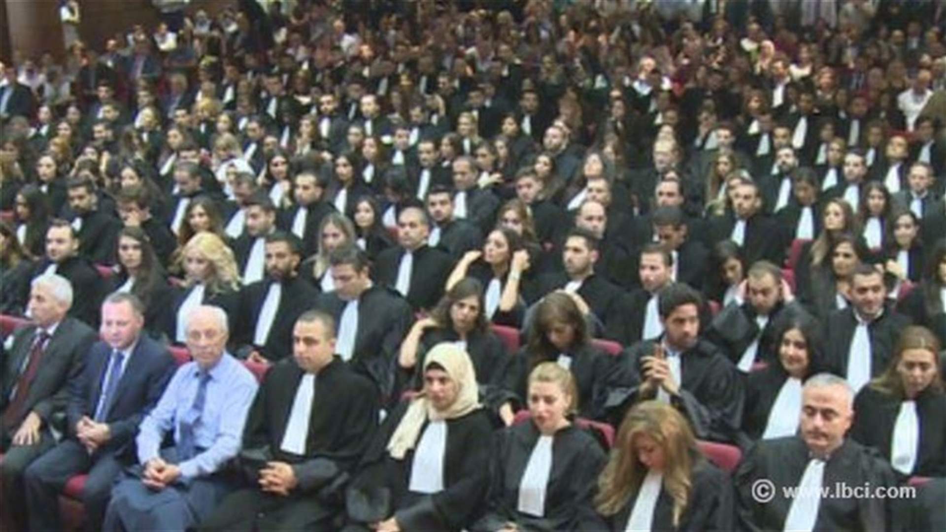 124 محامياً متدرجاً أقسموا اليمين 