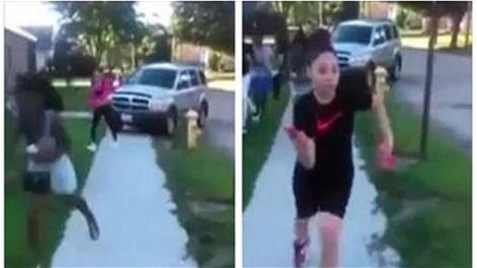 [VIDEO] Angry Dad 'Tries To Run Over A Group Of Teens Bullying His Daughter'