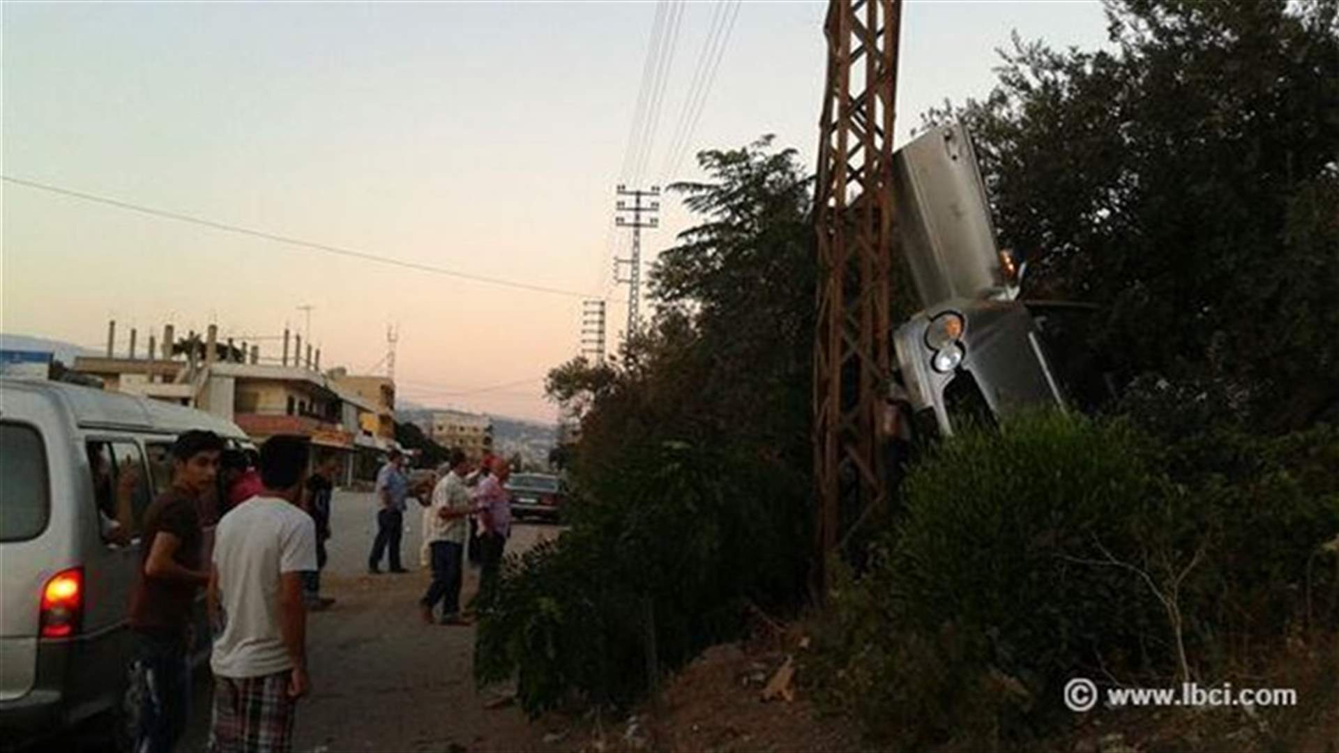 [PHOTOS] Car mounts olive tree in bizarre accident, driver miraculously survives