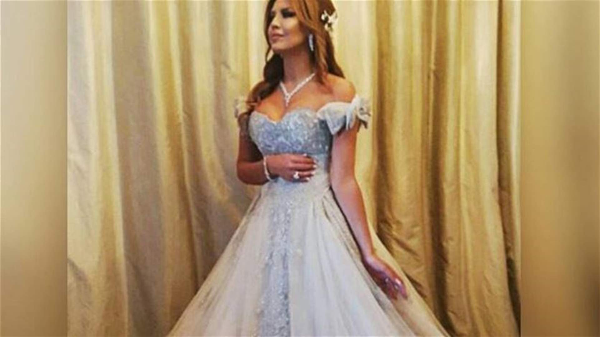 بالصور: أمل بوشوشة تدخل القفص الذهبي...  والعروس بفستاني زفاف