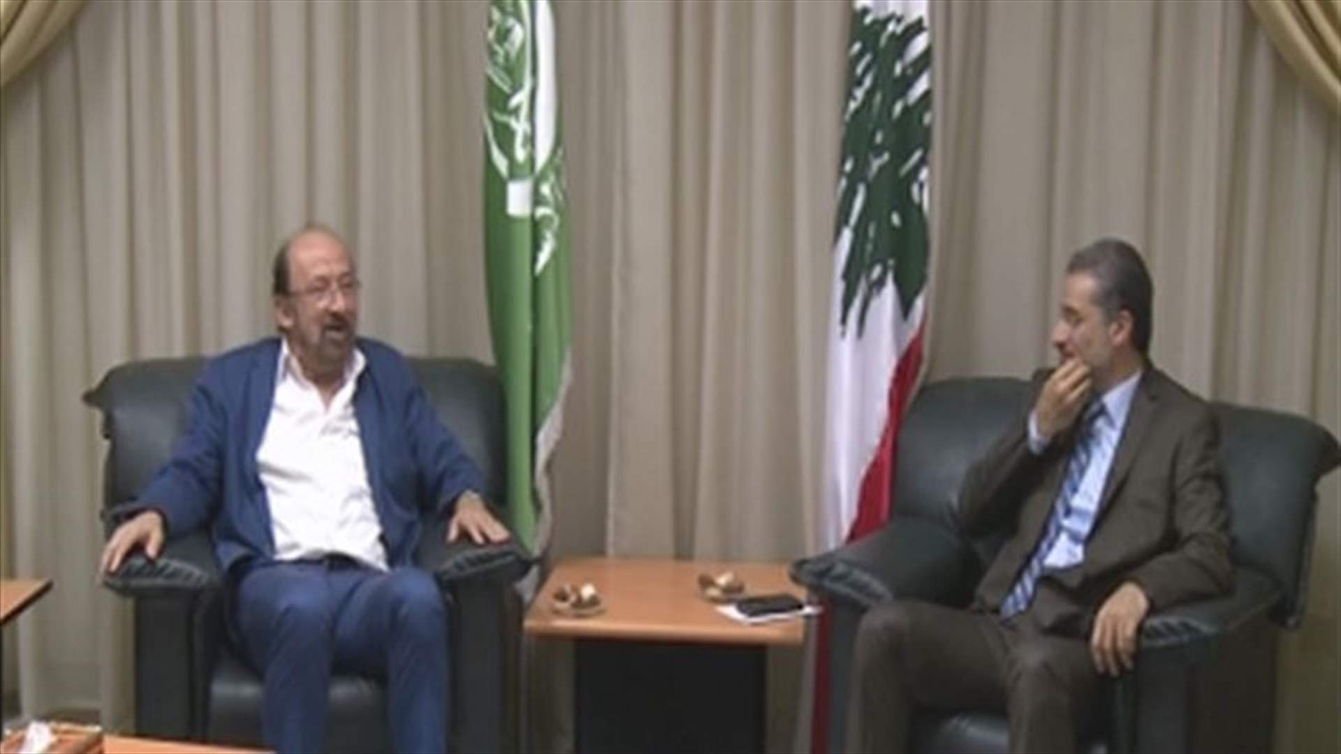 وفد من التيار الوطني الحر عند الجماعة الاسلامية