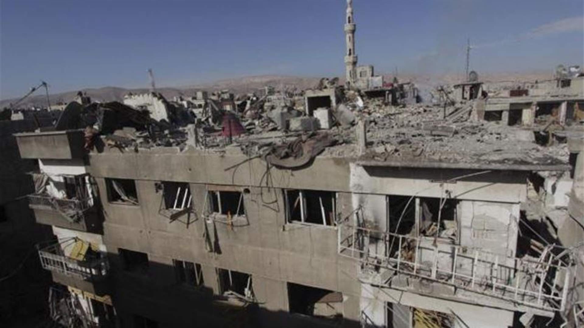 Syrian air force bombards Douma as toll rises: monitor