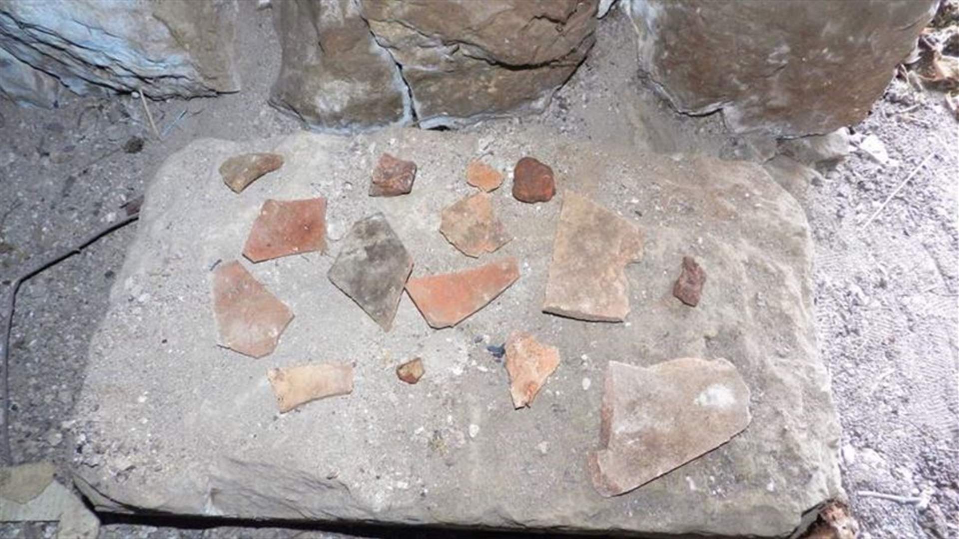 العثور على عظام وفخاريات في المقر البطريركي الأول في الديمان