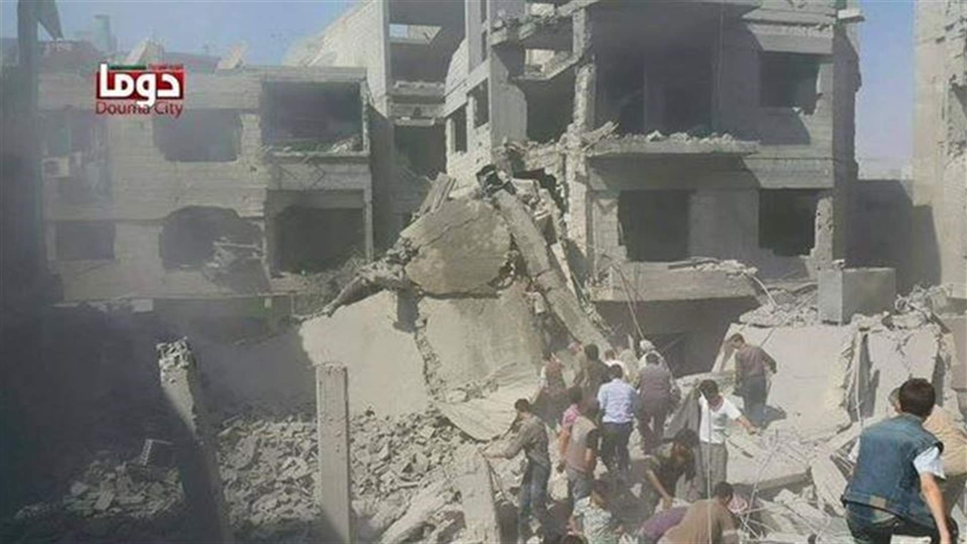 Syria activists: 20 killed in airstrikes on Damascus suburb