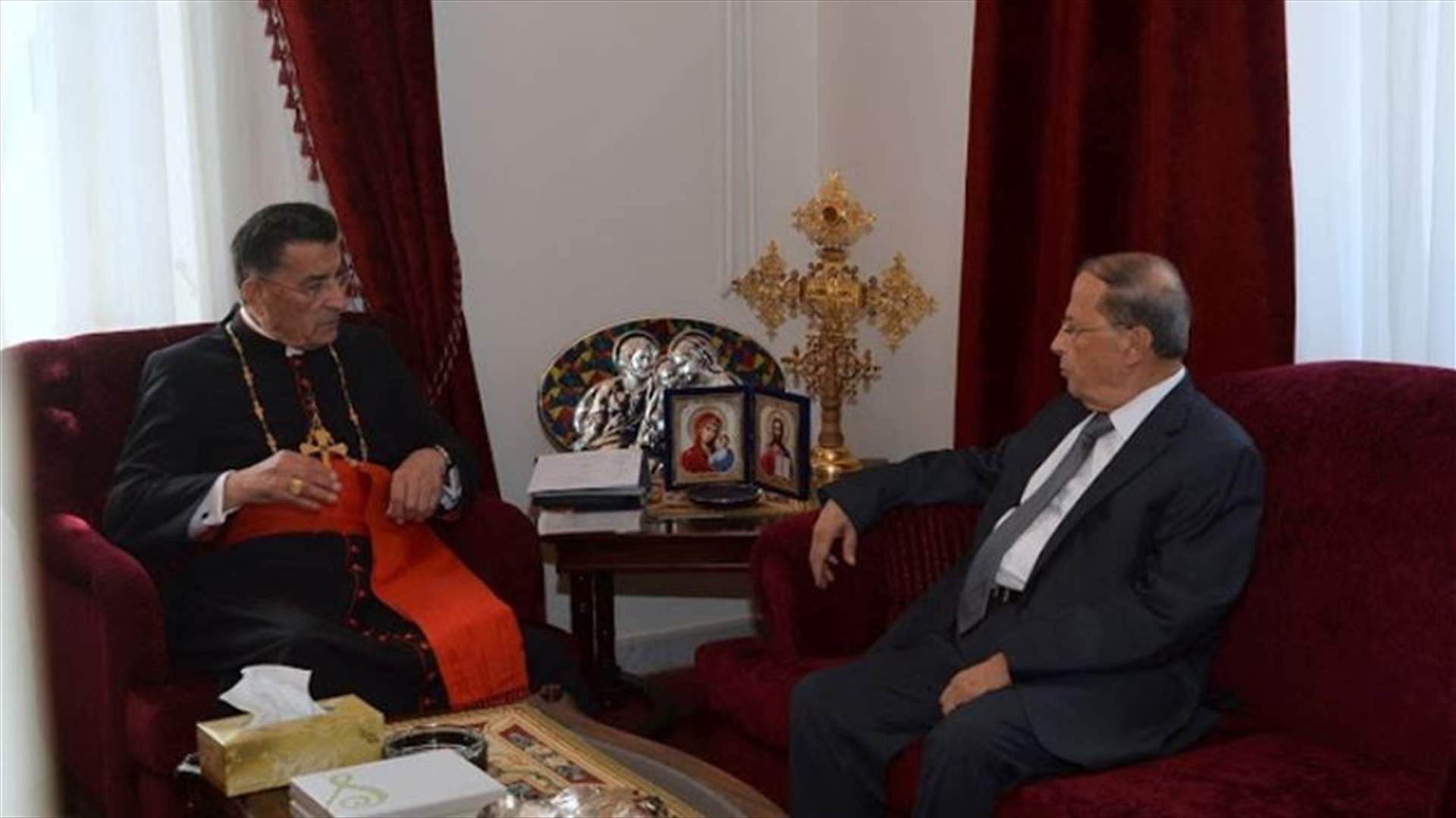 Patriarch Rai holds meeting with MP Michel Aoun 
