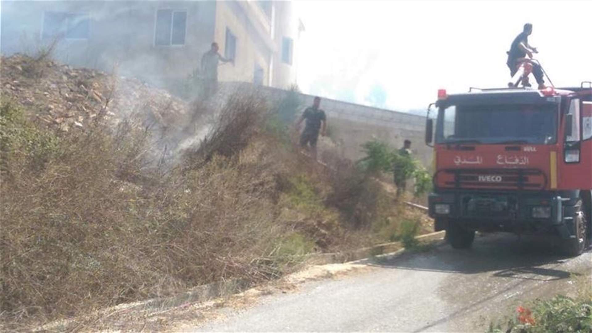 حريق في بلدة القليعة الجنوبية