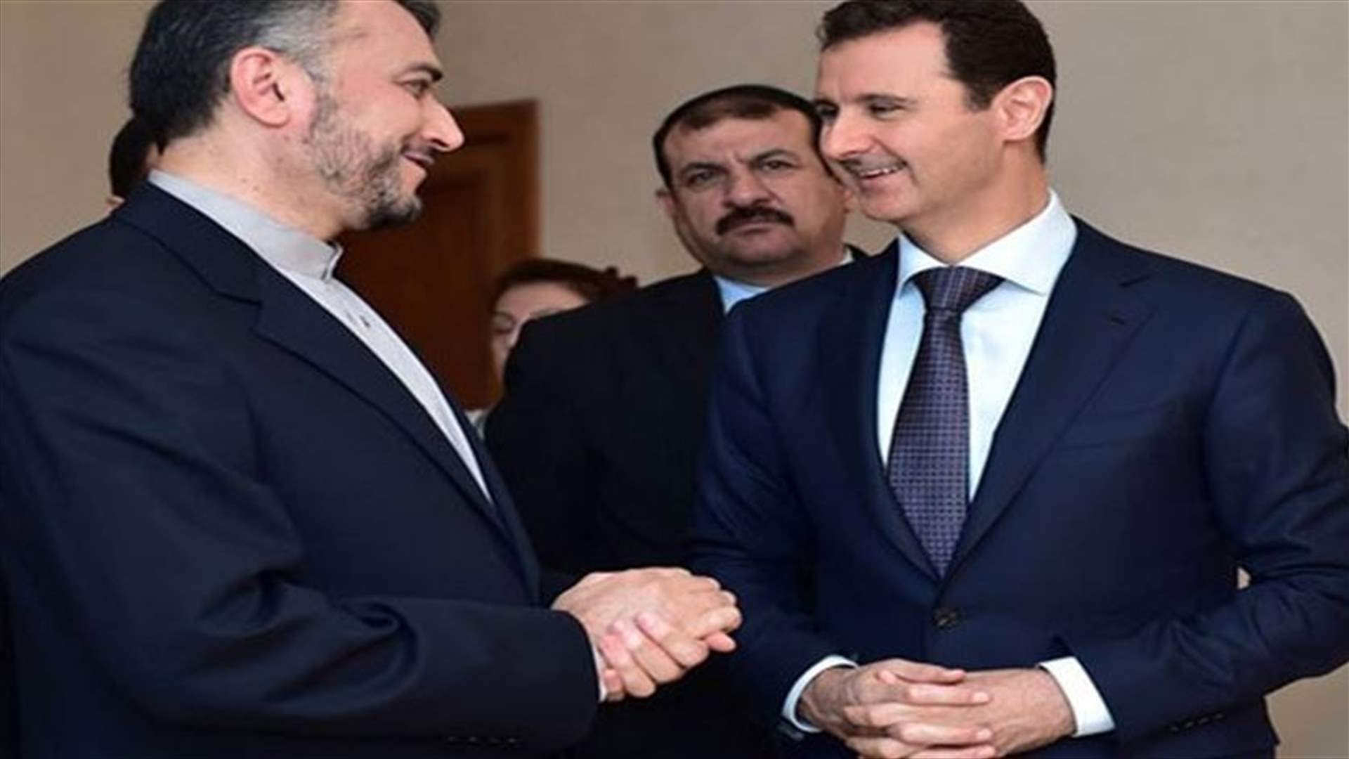 الأسد لعبد اللهيان: نثق بكم