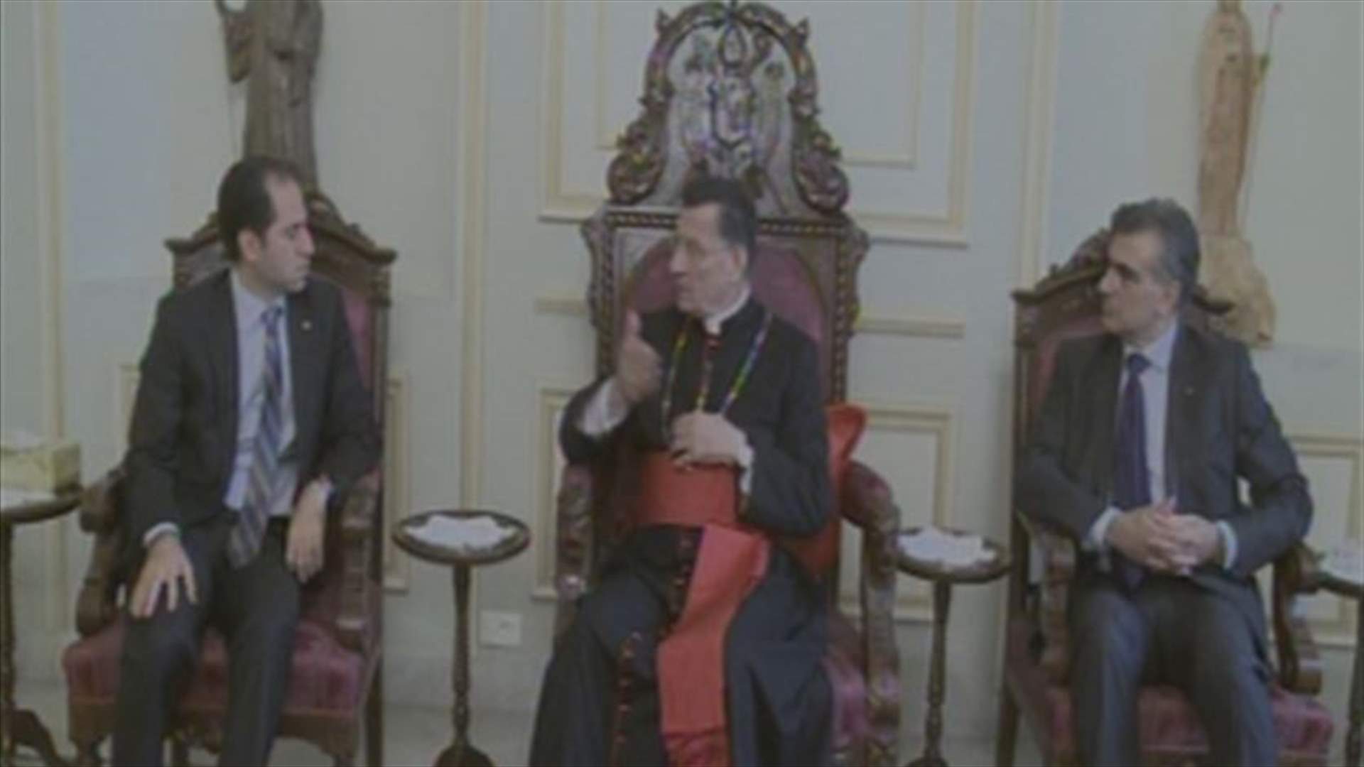 Patriarch Rai meets MP Sami Gemayel 