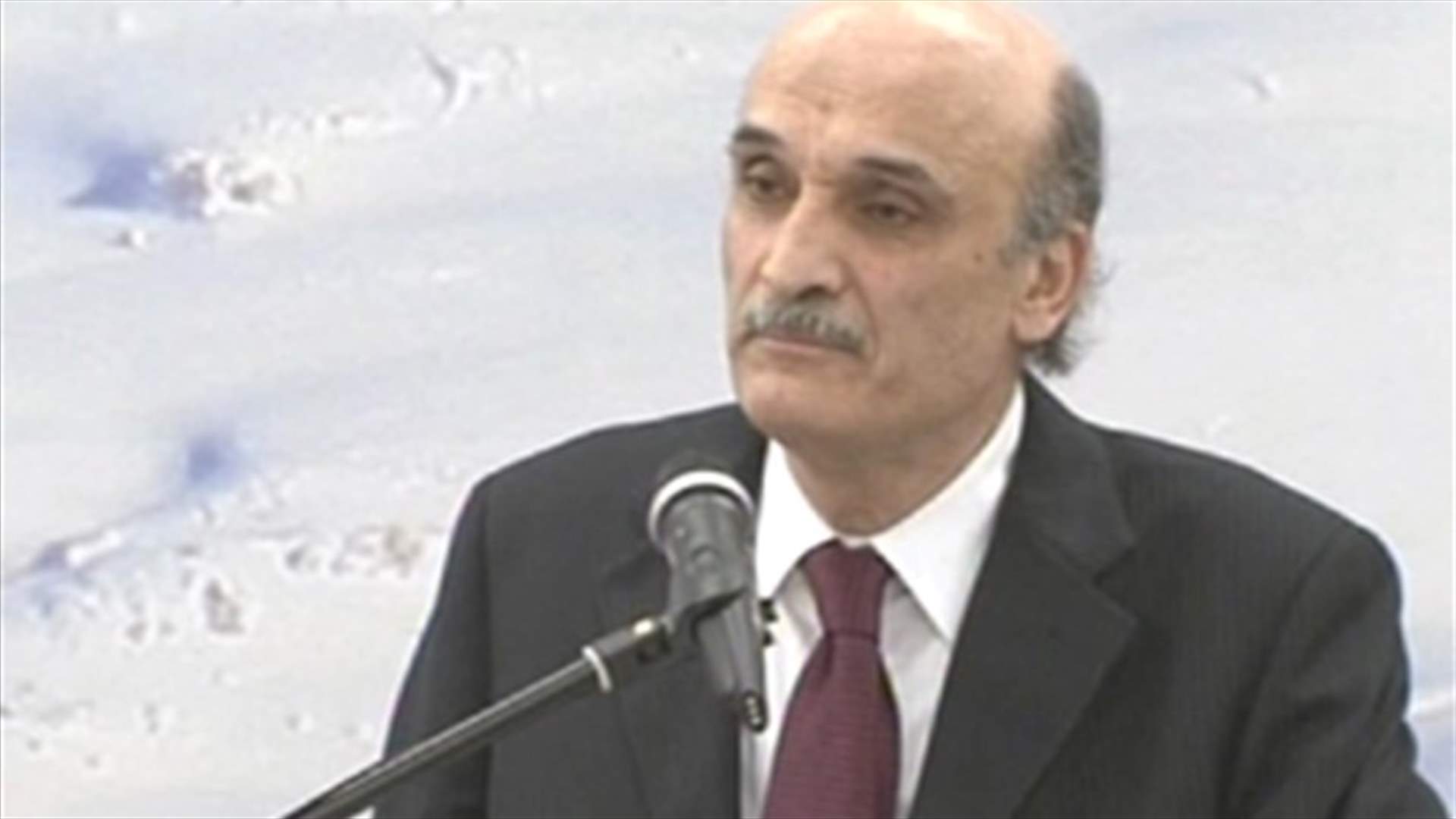 Geagea: Syria’s Christians live with no freedom, dignity  